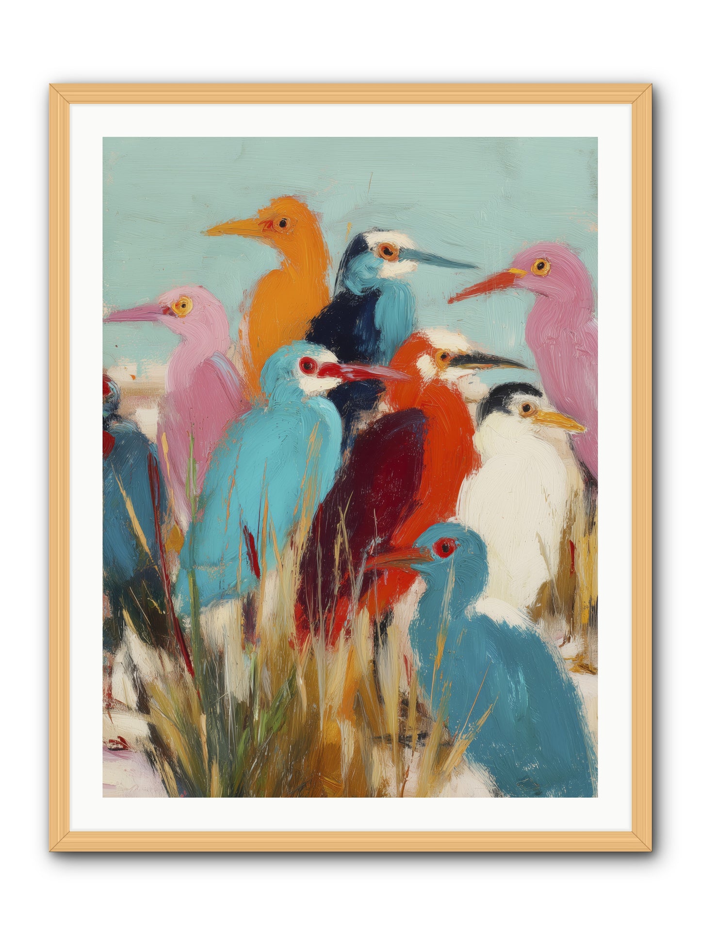 Timeless Songs -- Framed Print - Natural 30x40