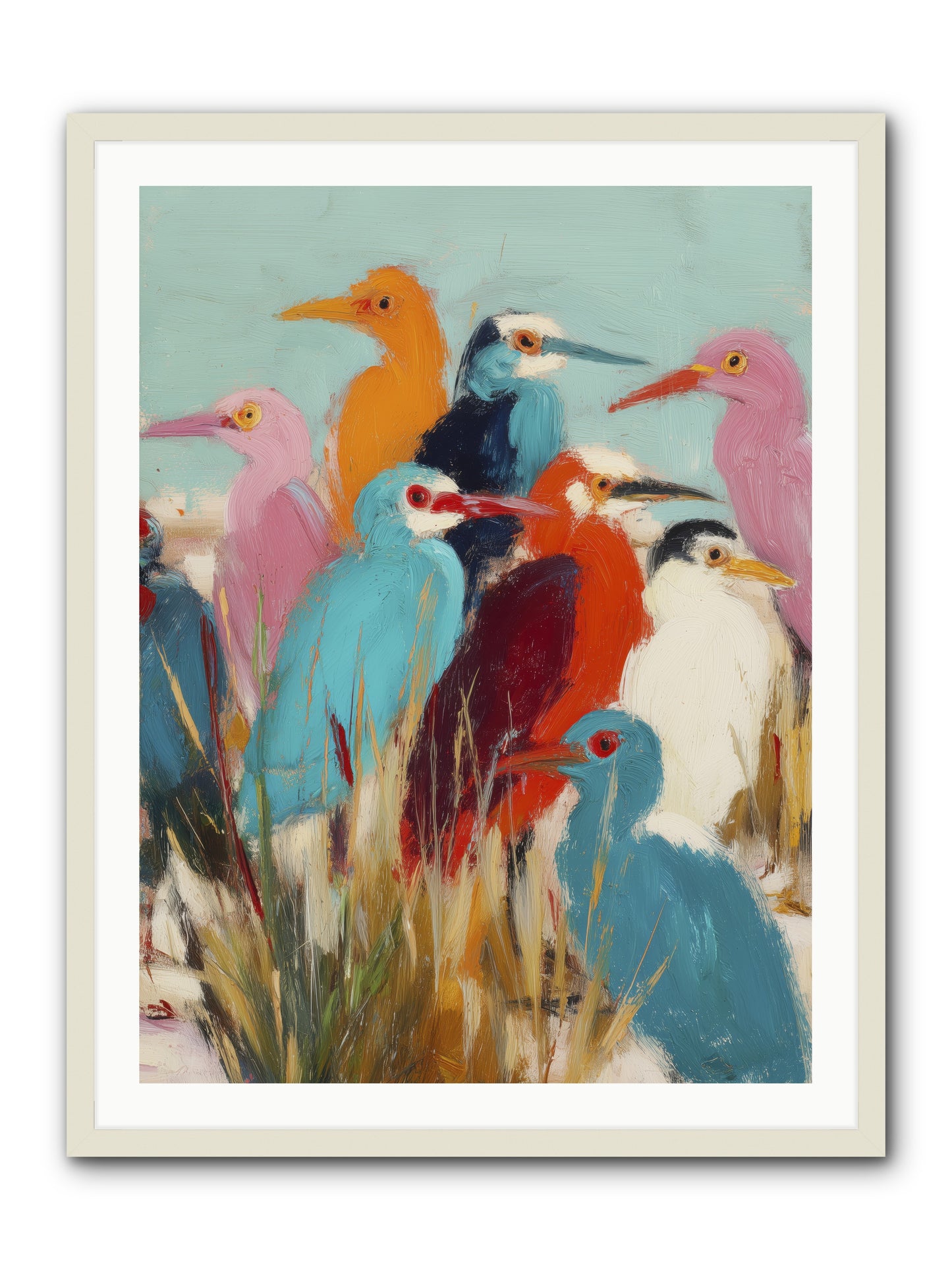 Timeless Songs -- Framed Print - White 30x40