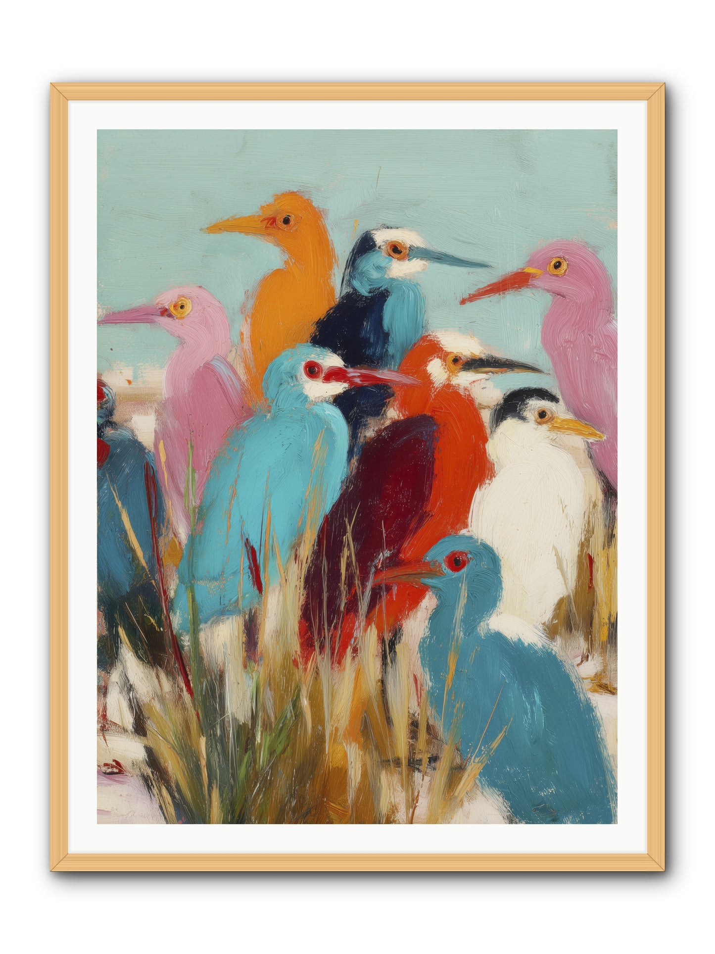 Timeless Songs -- Framed Print - Natural 36x48