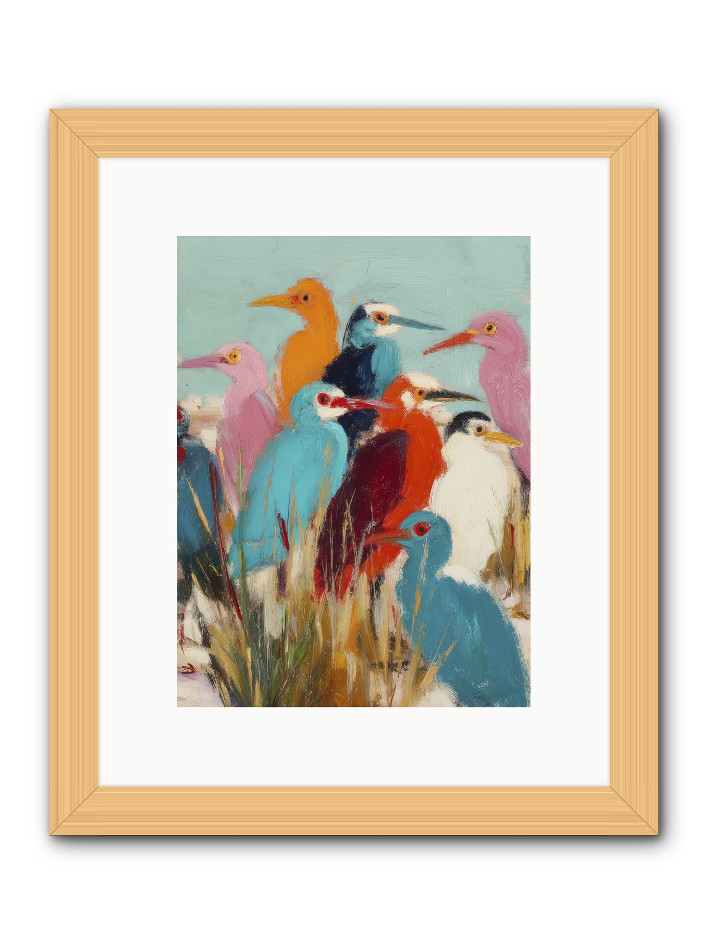 Timeless Songs -- Framed Print - Natural 9x12