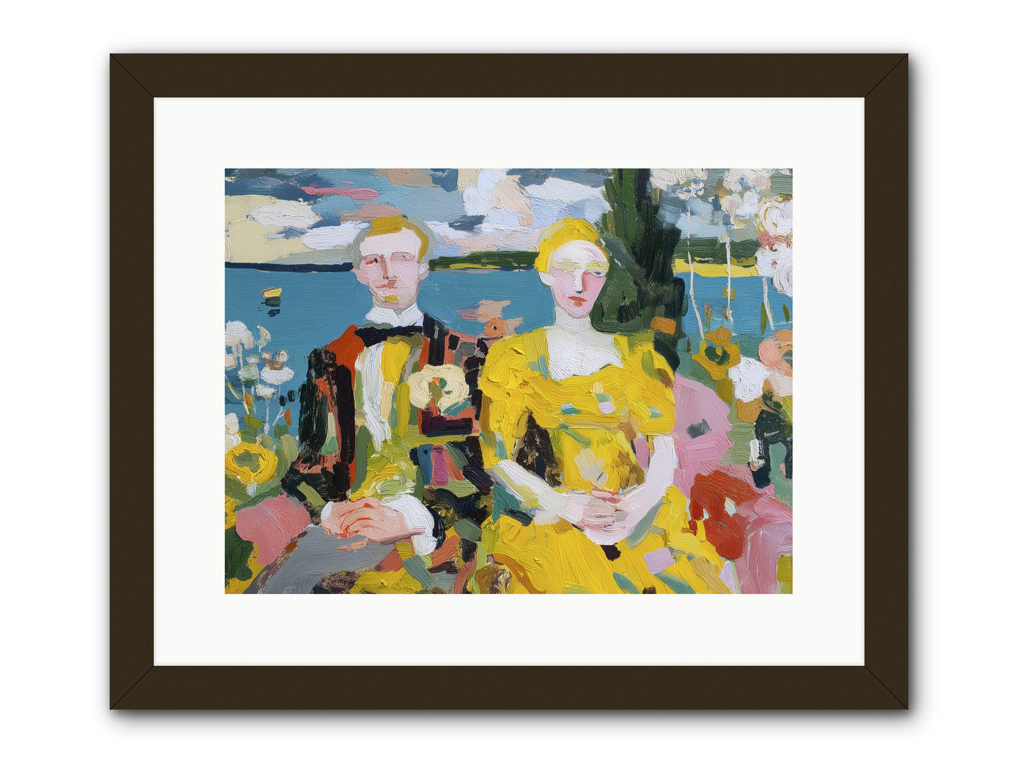 Timeless Together -- Framed Print - Black 16x12