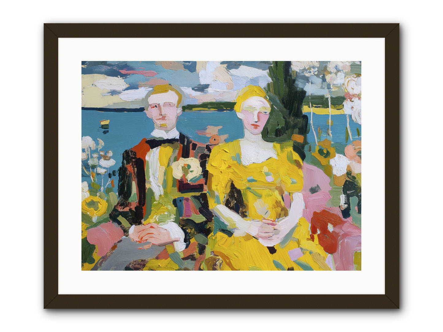 Timeless Together -- Framed Print - Black 24x18