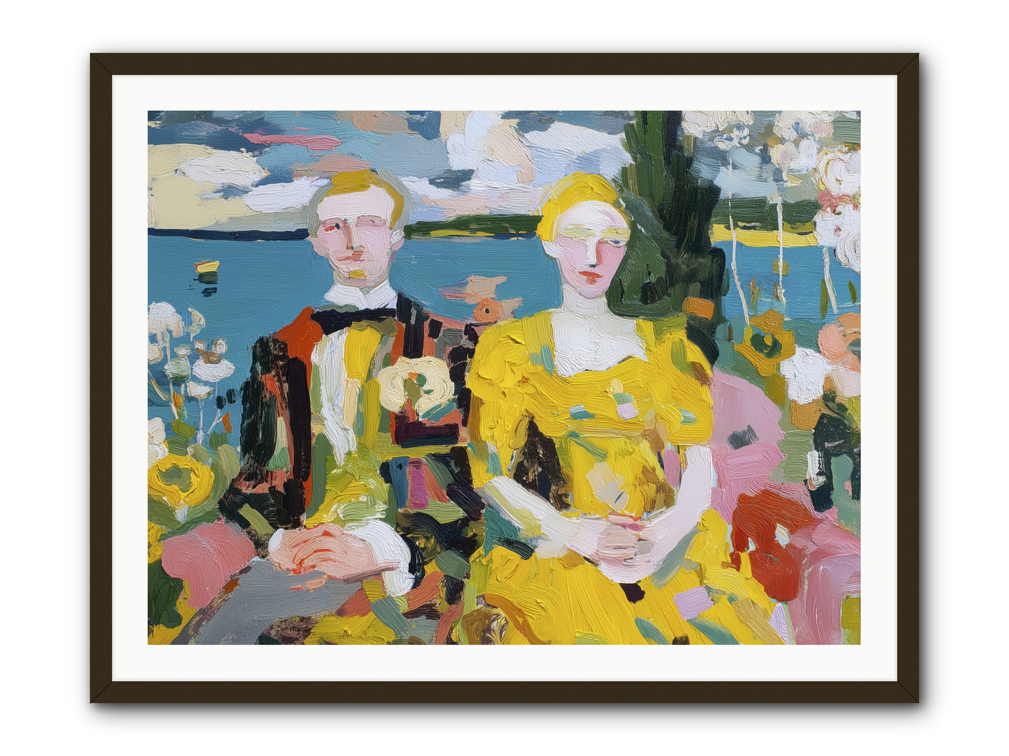 Timeless Together -- Framed Print - Black 40x30