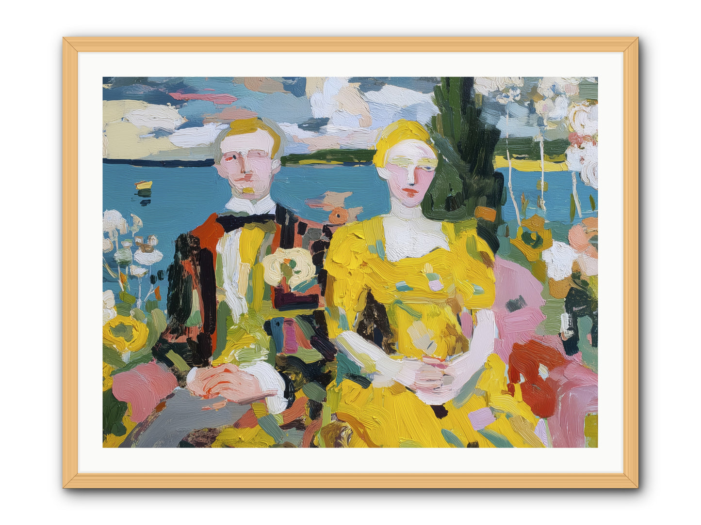 Timeless Together -- Framed Print - Natural 40x30