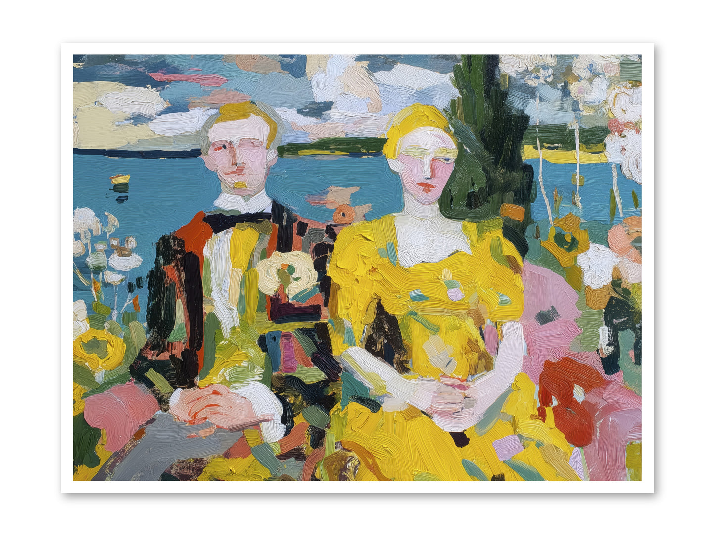 Timeless Together -- Loose Canvas Print 48x36