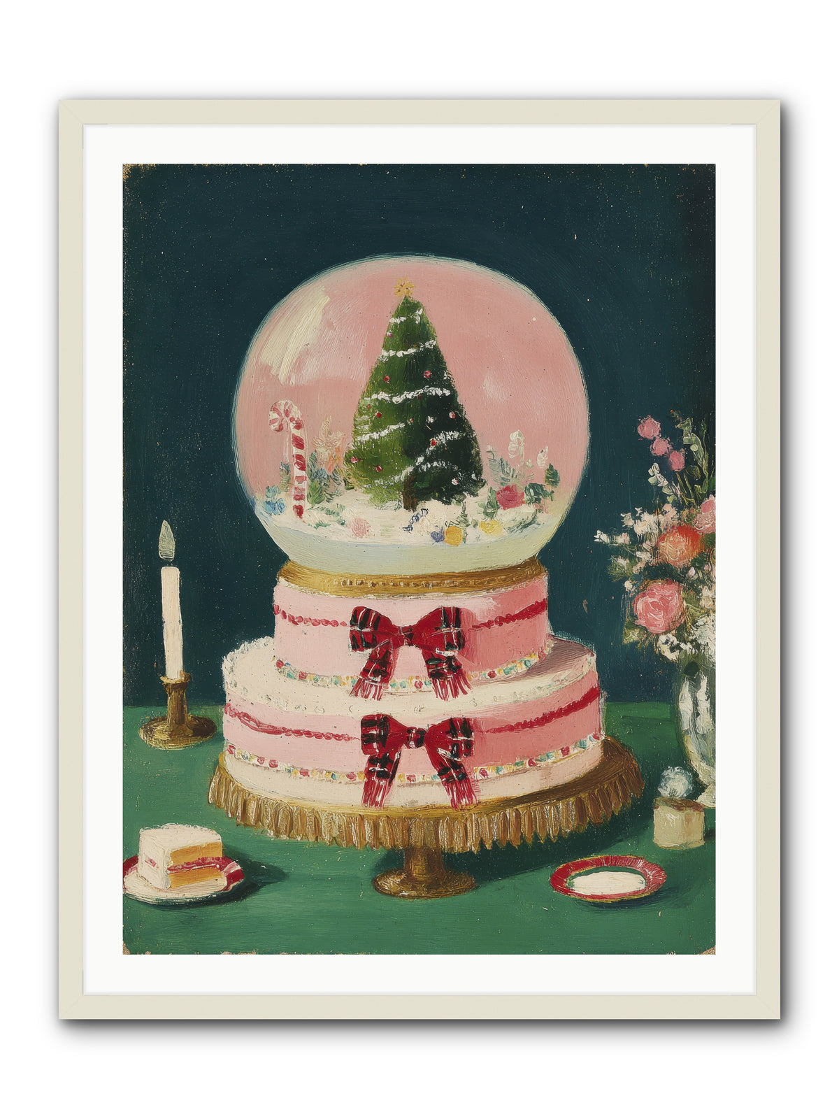 Tiny Magic -- Framed Print - White 30x40