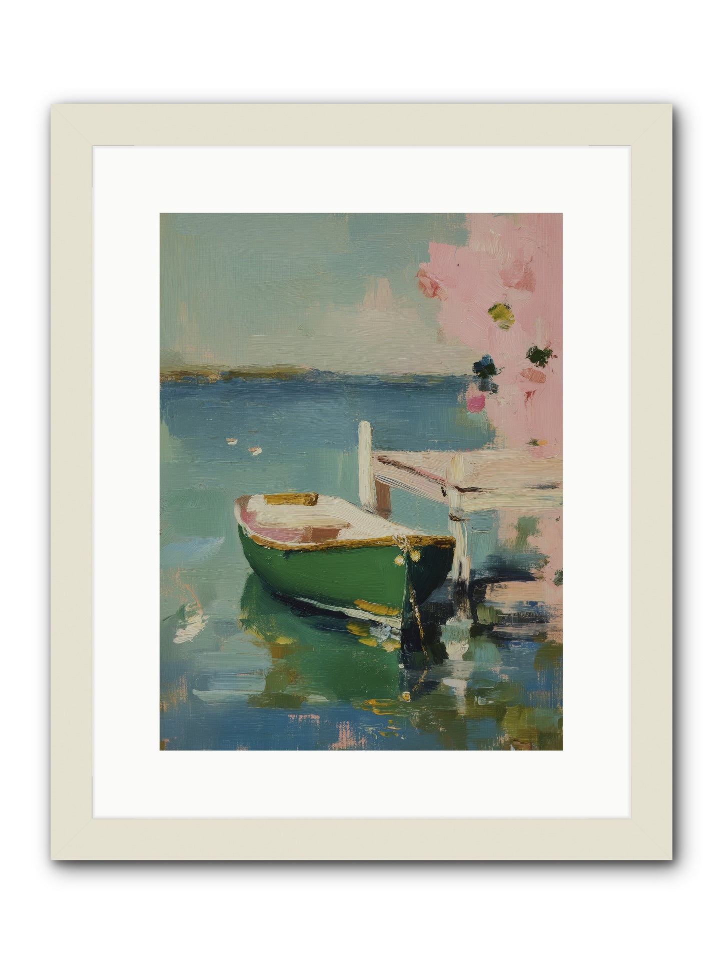 Tomorrow's Journey -- Framed Print - White 12x16