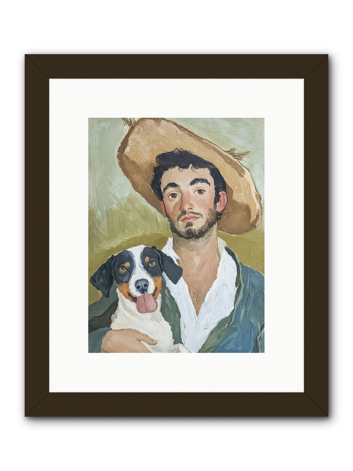 Top of My Heart -- Framed Print - Black 9x12