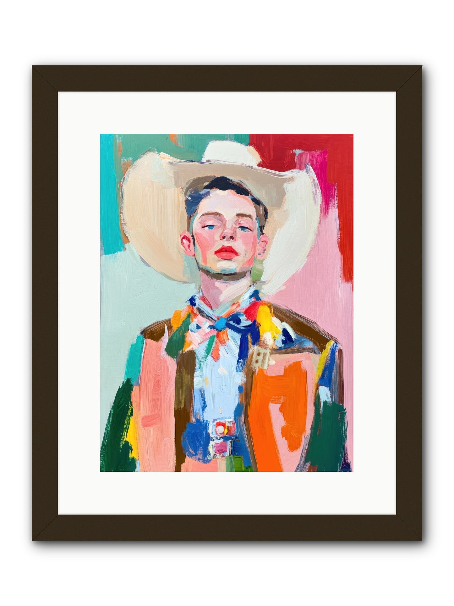 Tornado Jackson -- Framed Print - Black 12x16