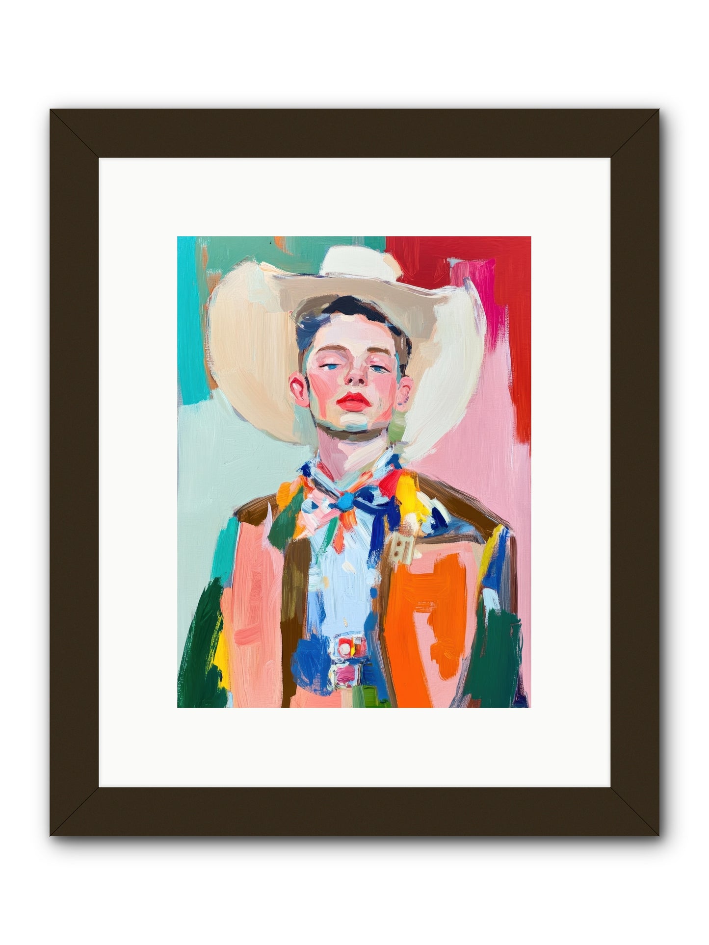 Tornado Jackson -- Framed Print - Black 9x12