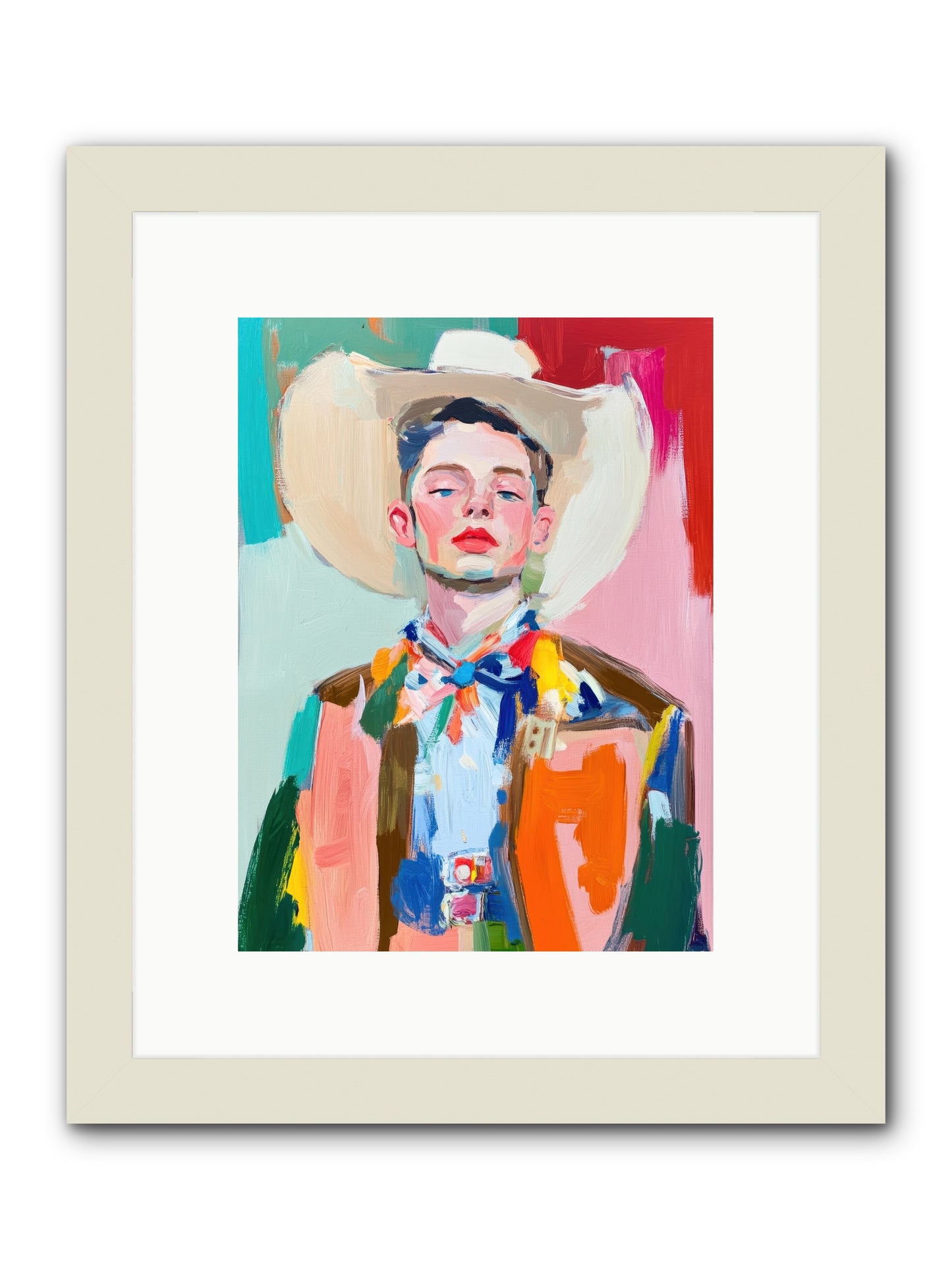 Tornado Jackson -- Framed Print - White 9x12