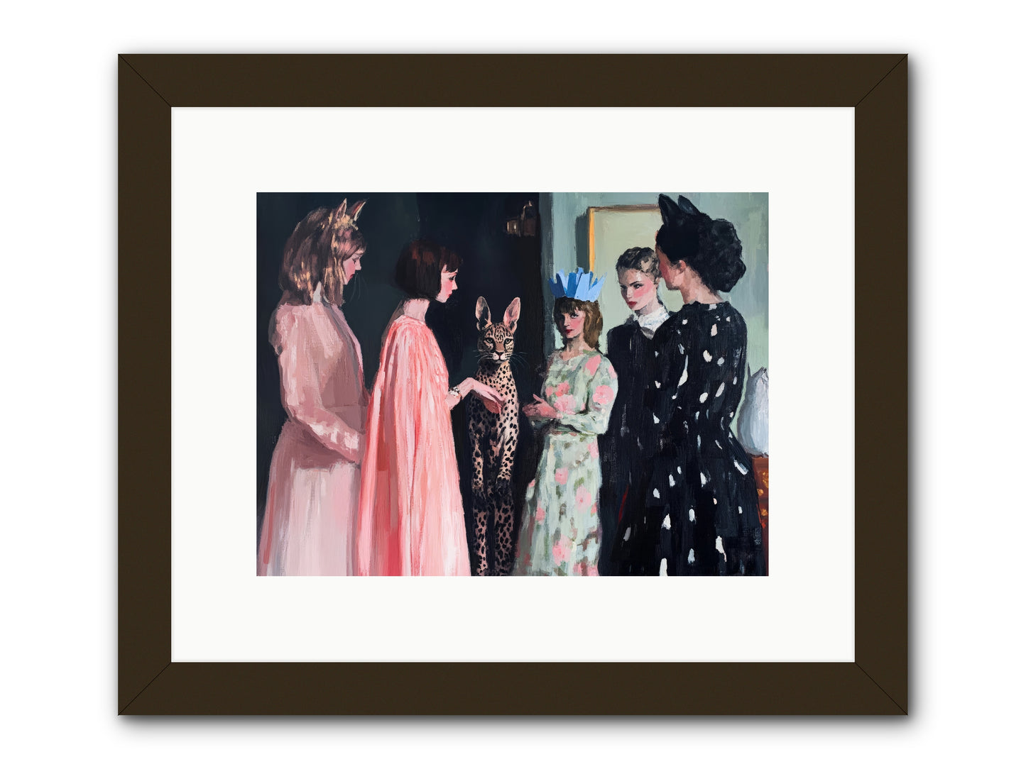 Traces in LightRez2 -- Framed Print - Black 12x9