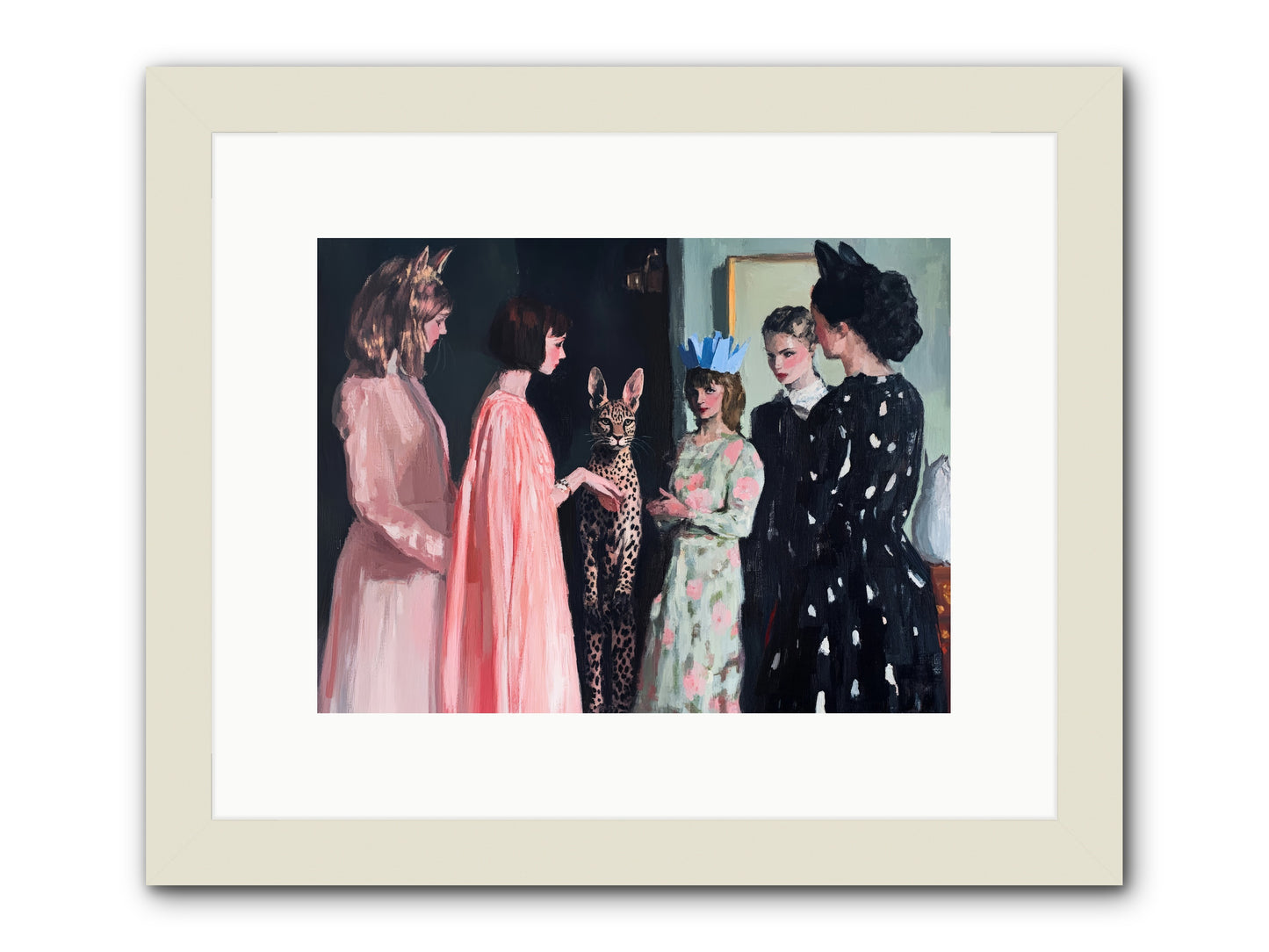 Traces in LightRez2 -- Framed Print - White 12x9
