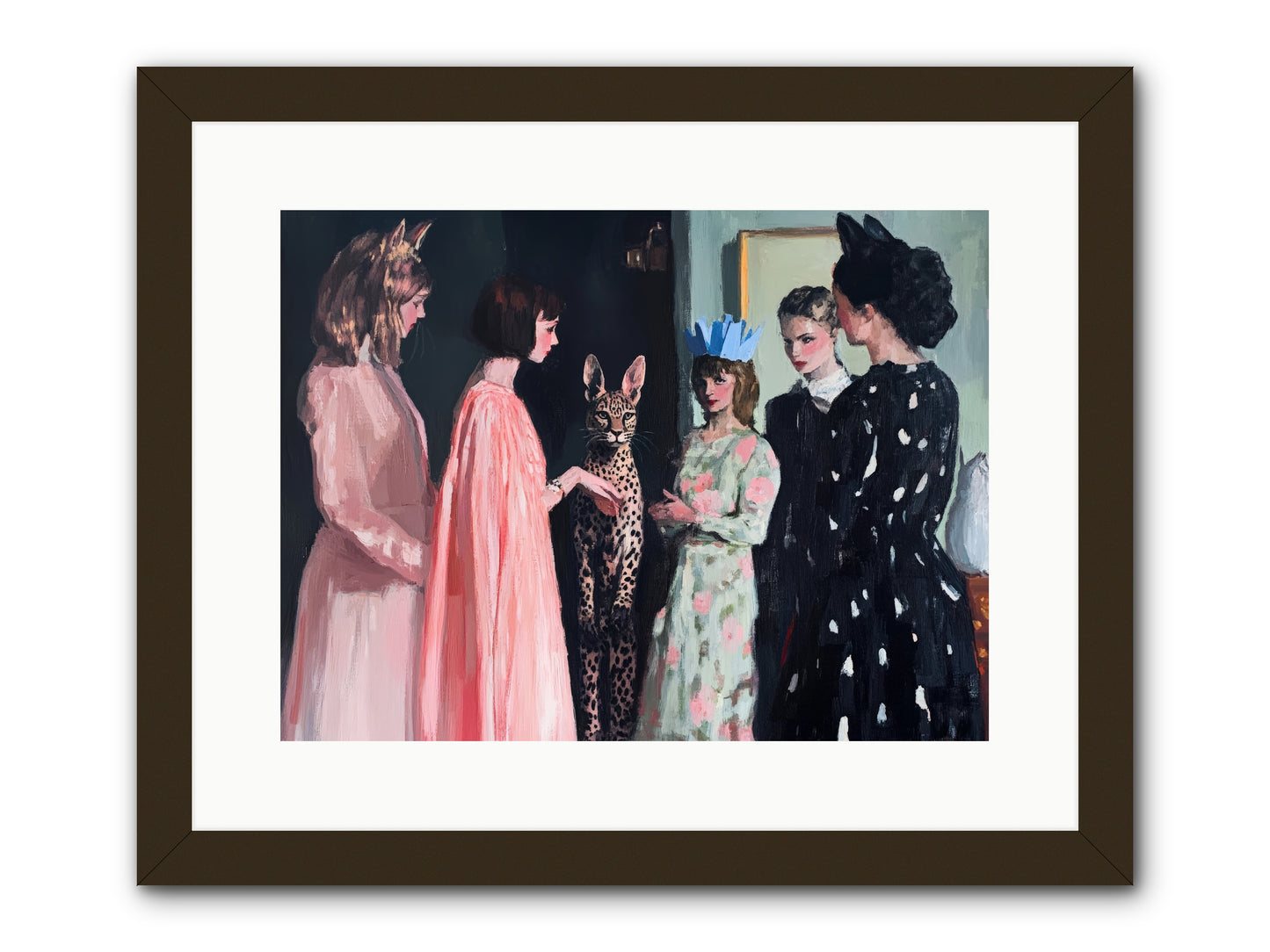 Traces in LightRez2 -- Framed Print - Black 16x12