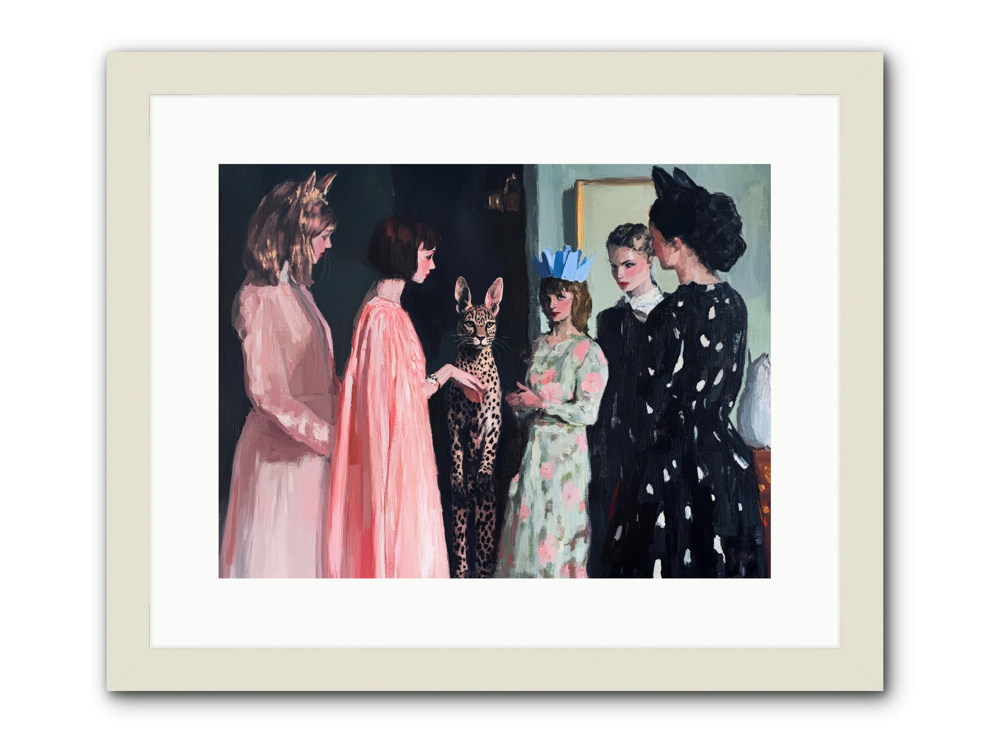 Traces in LightRez2 -- Framed Print - White 16x12