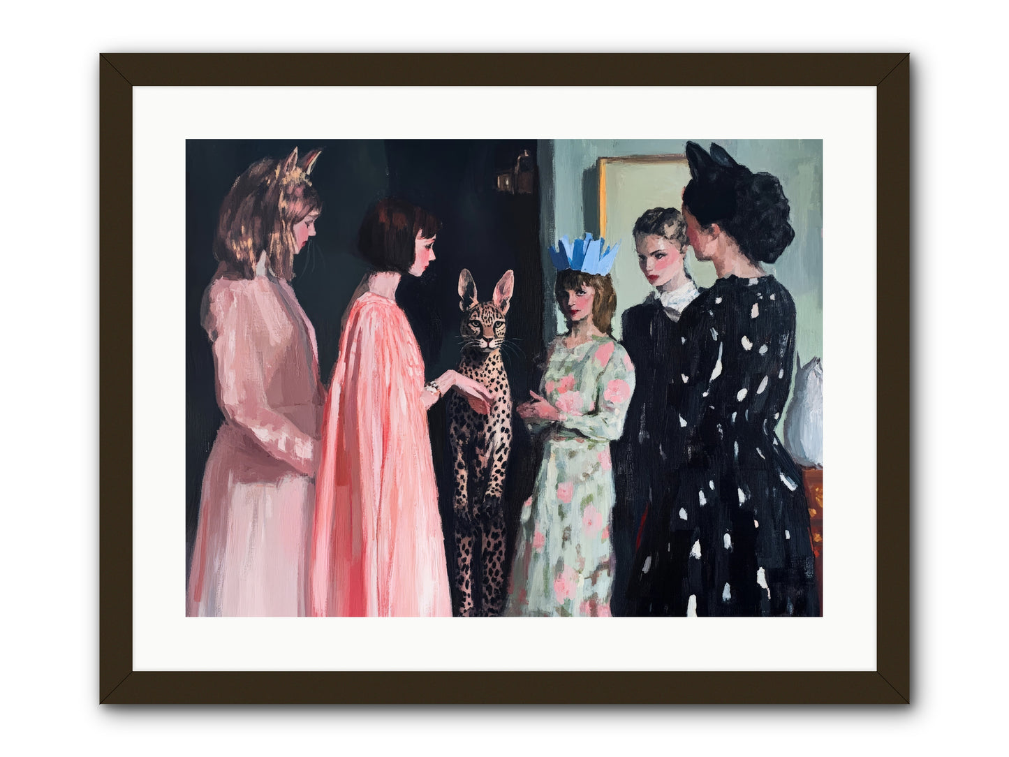 Traces in LightRez2 -- Framed Print - Black 24x18