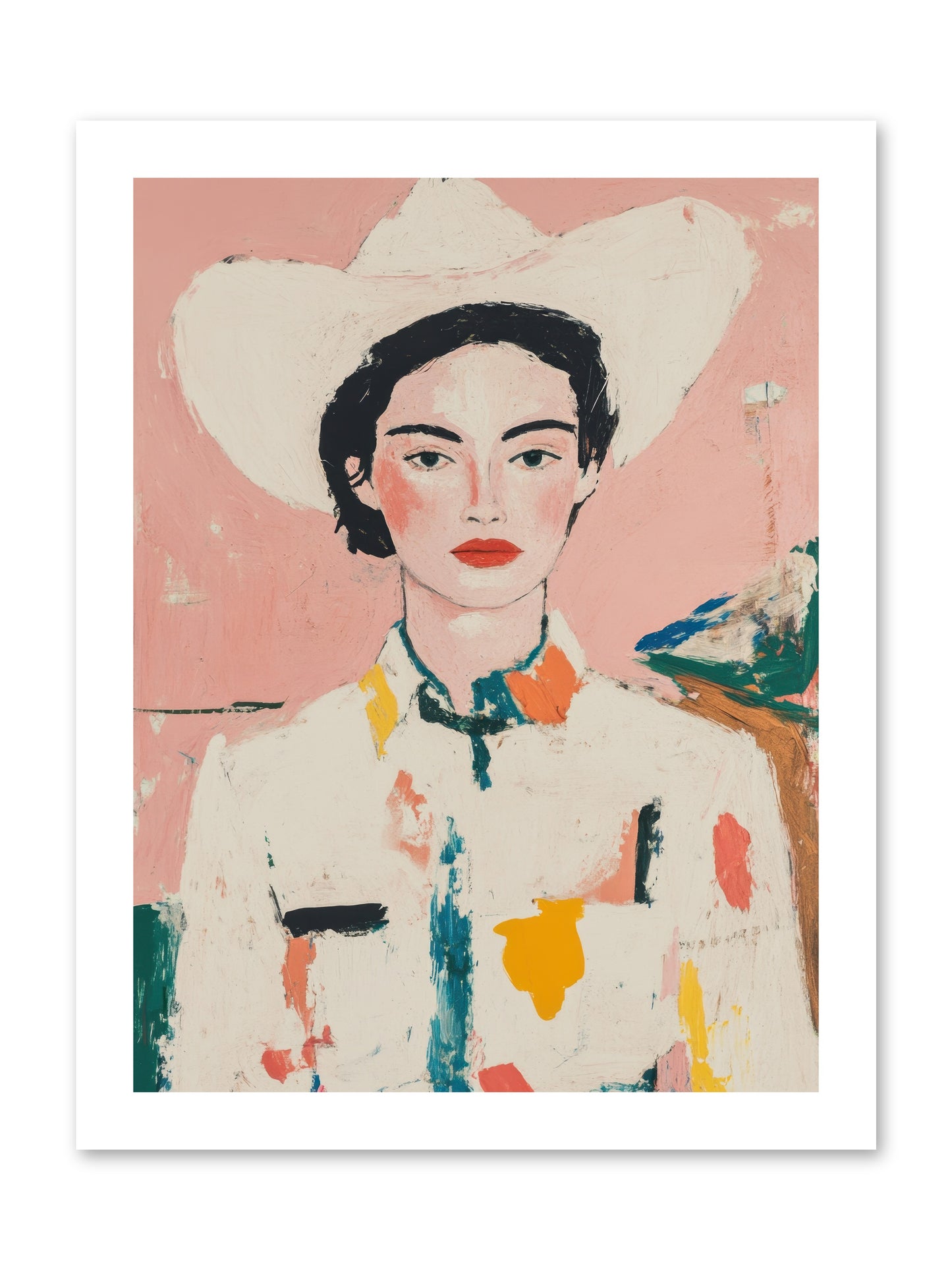 Trail Boss -- Loose Canvas Print 12x16