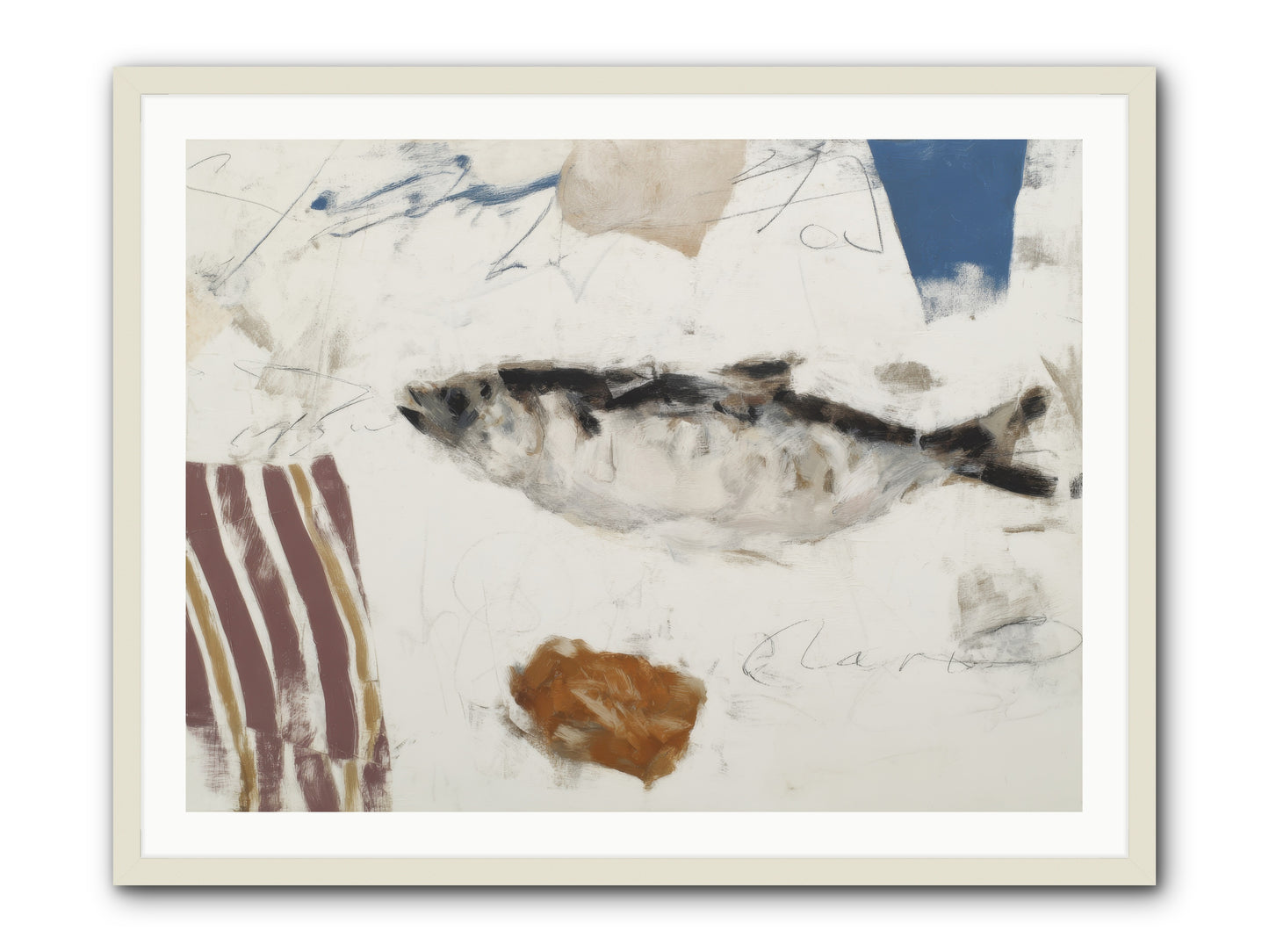 Transcendent -- Framed Print - White 40x30