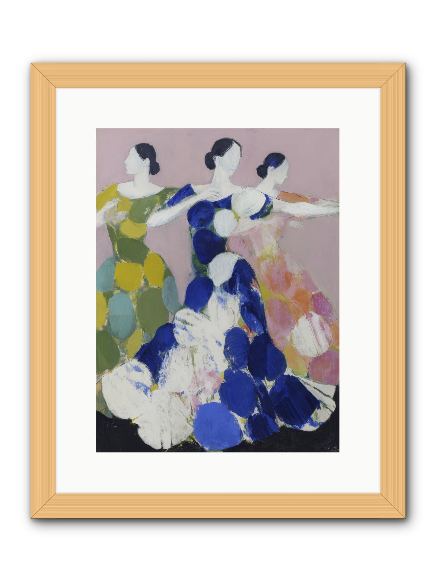 Translated -- Framed Print - Natural 12x16