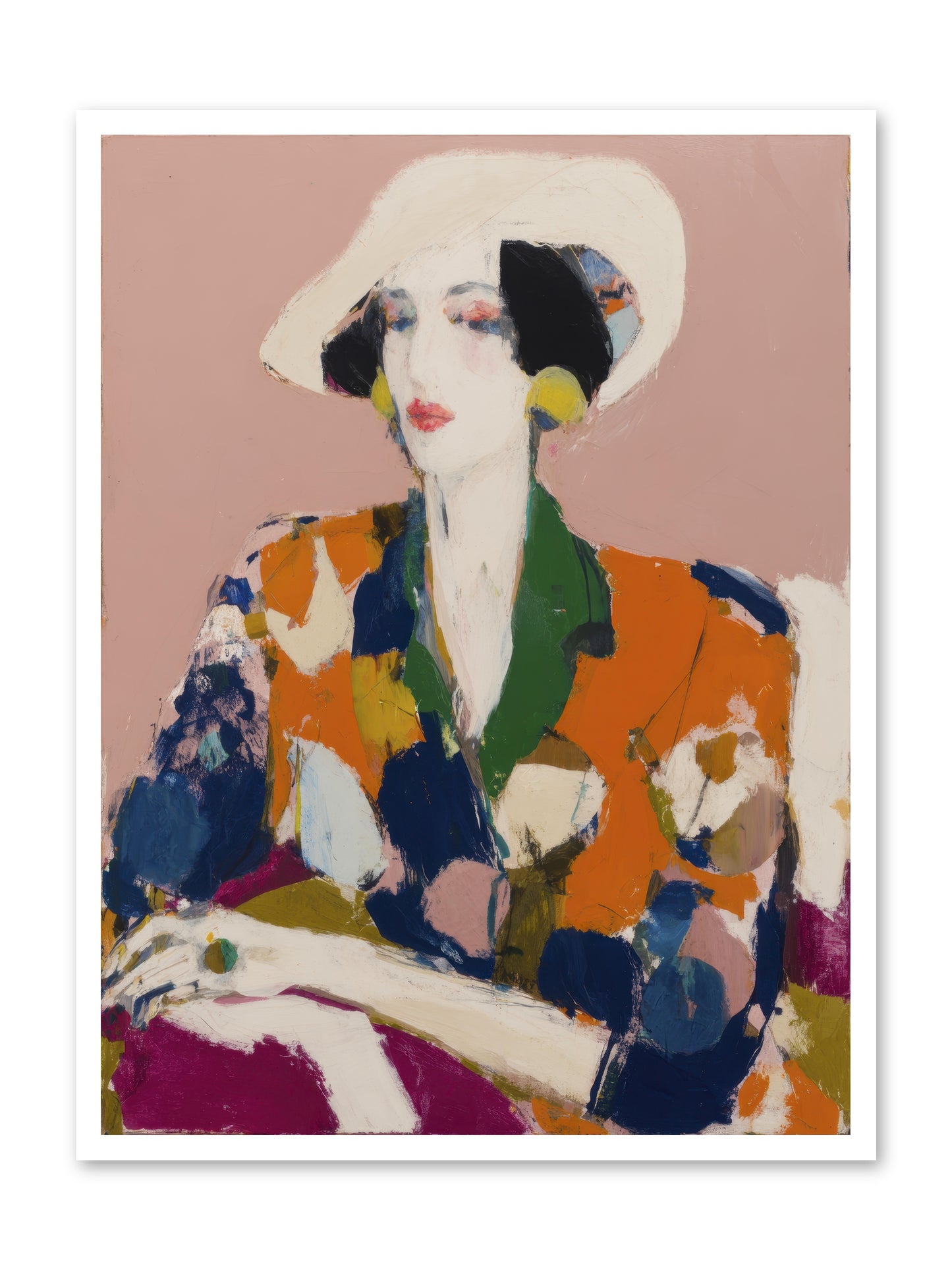 Traveler Between Seasons -- Loose Canvas Print 30x40