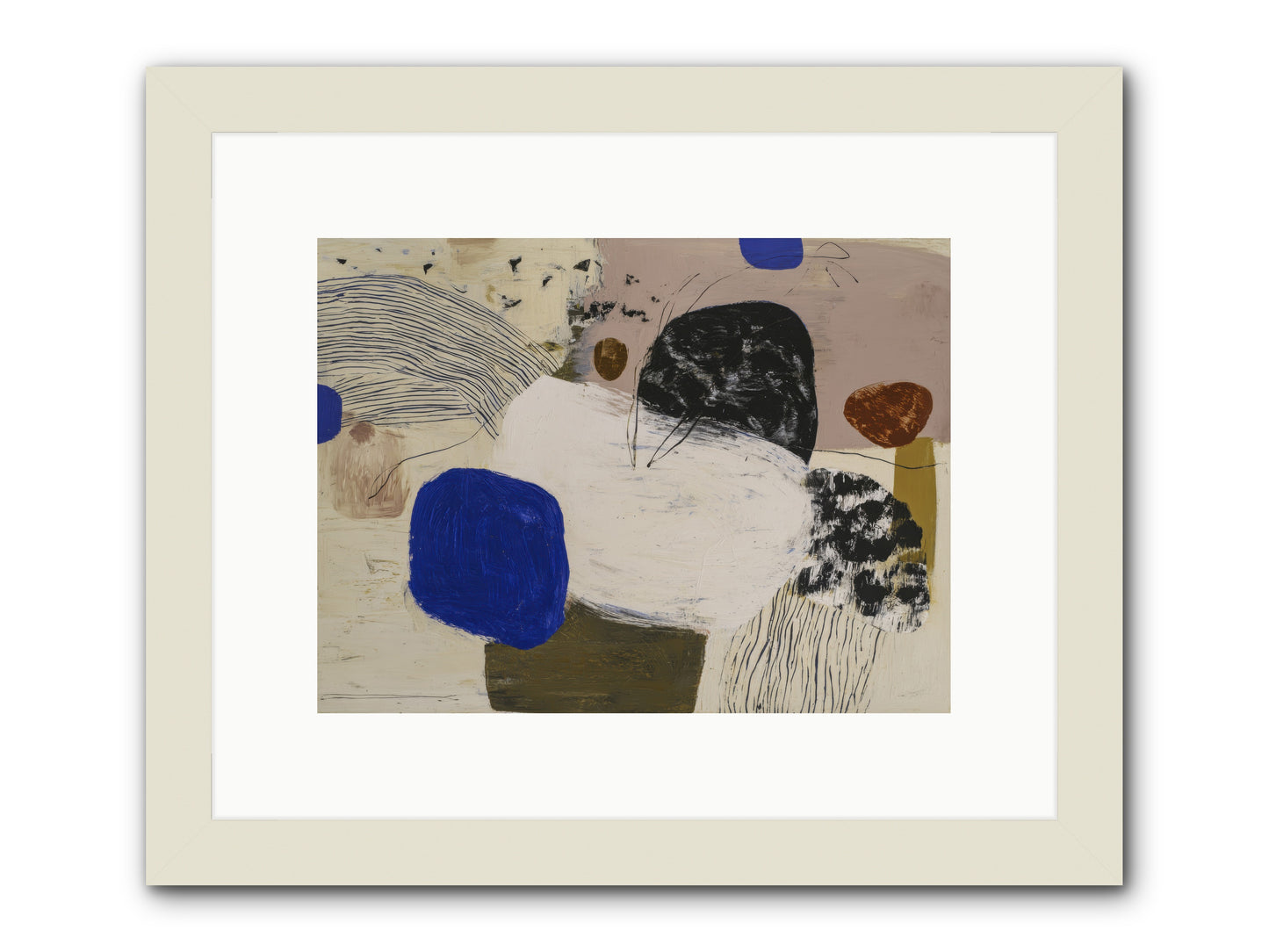 Traveling -- Framed Print - White 12x9
