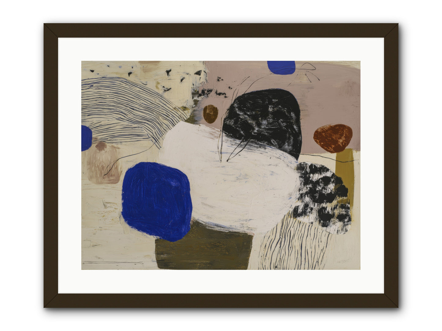 Traveling -- Framed Print - Black 24x18