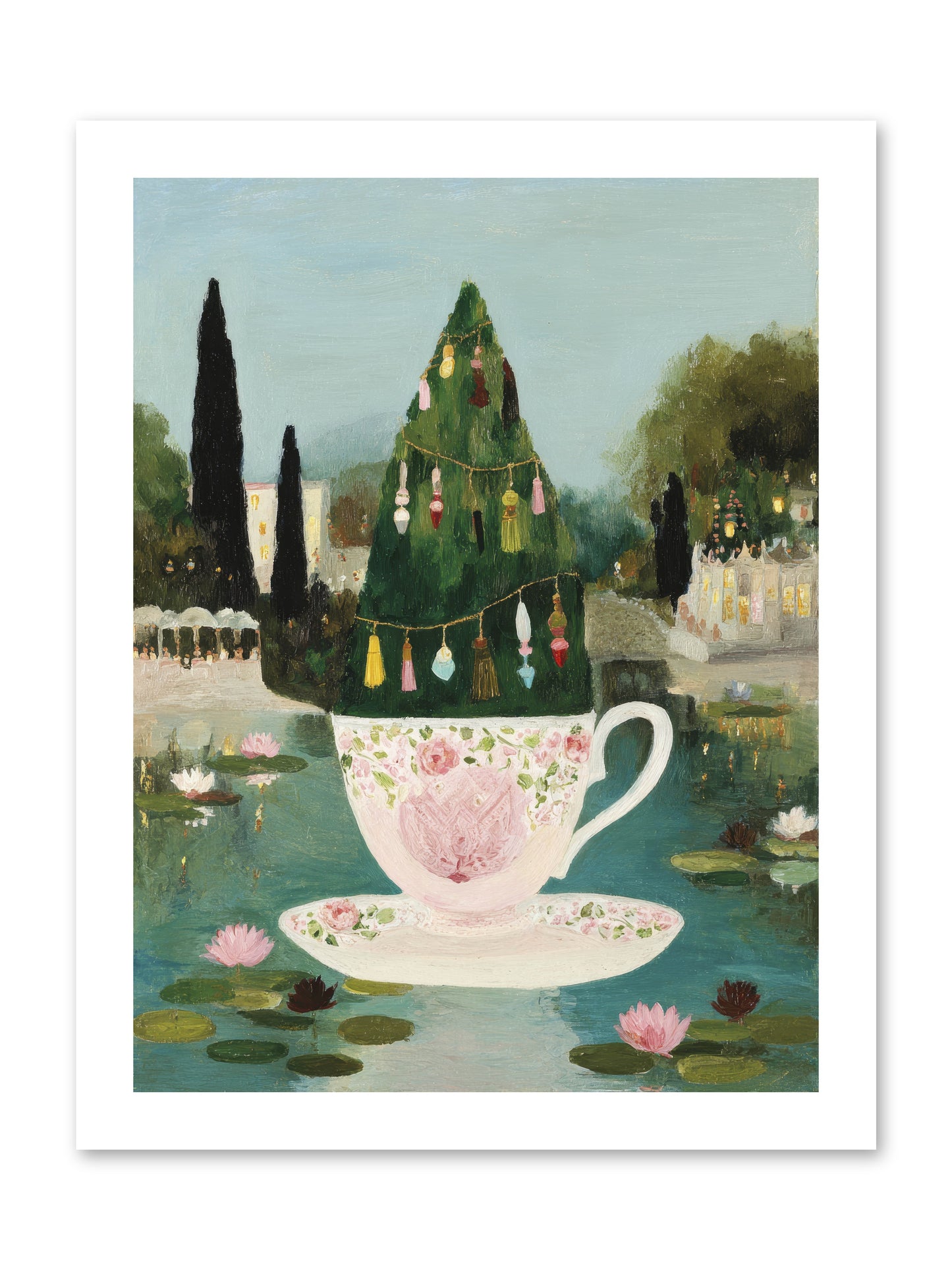 Treasure In Porcelain -- Paper Print 12x16