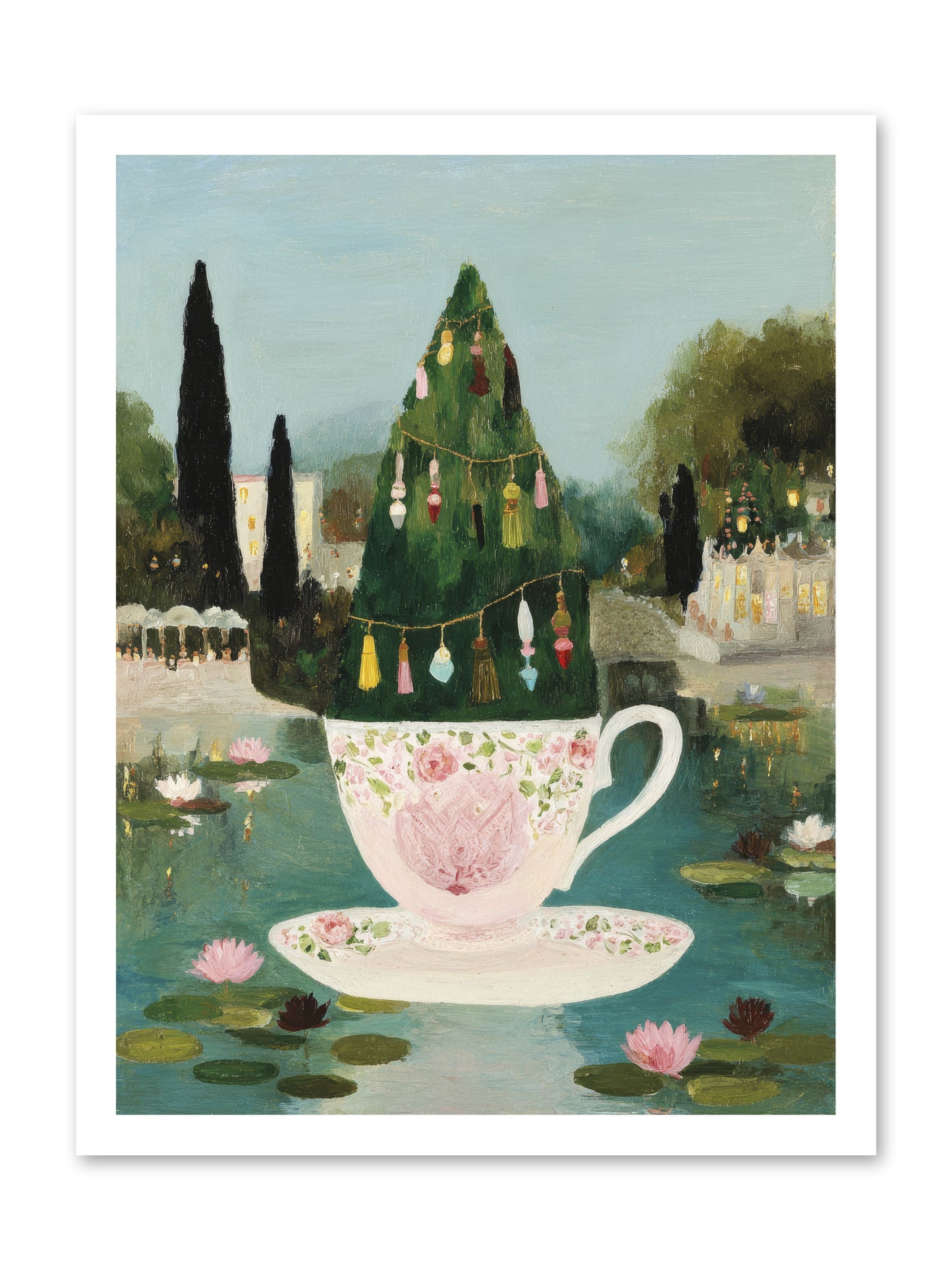 Treasure In Porcelain -- Loose Canvas Print 18x24