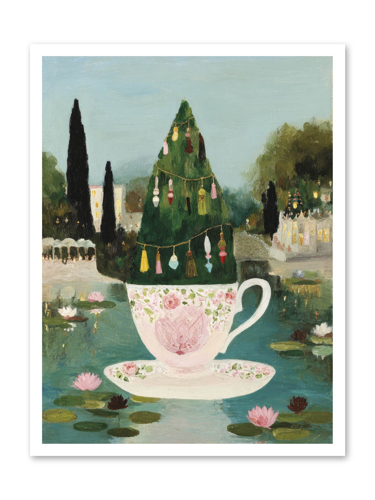 Treasure In Porcelain -- Loose Canvas Print 24x32