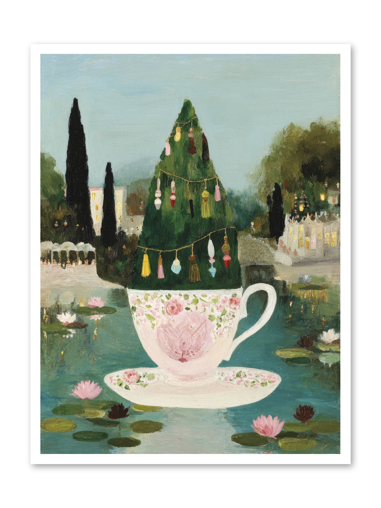 Treasure In Porcelain -- Loose Canvas Print 30x40
