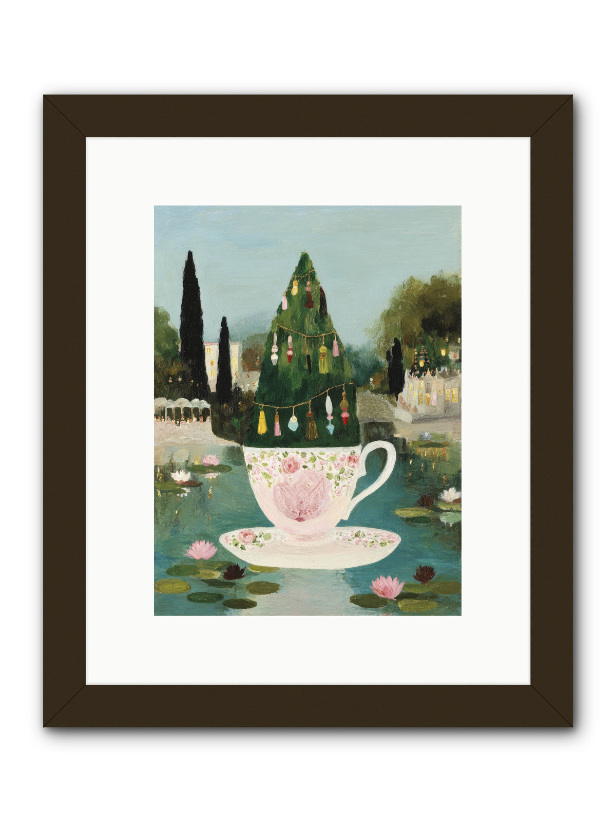 Treasure In Porcelain -- Framed Print - Black 9x12