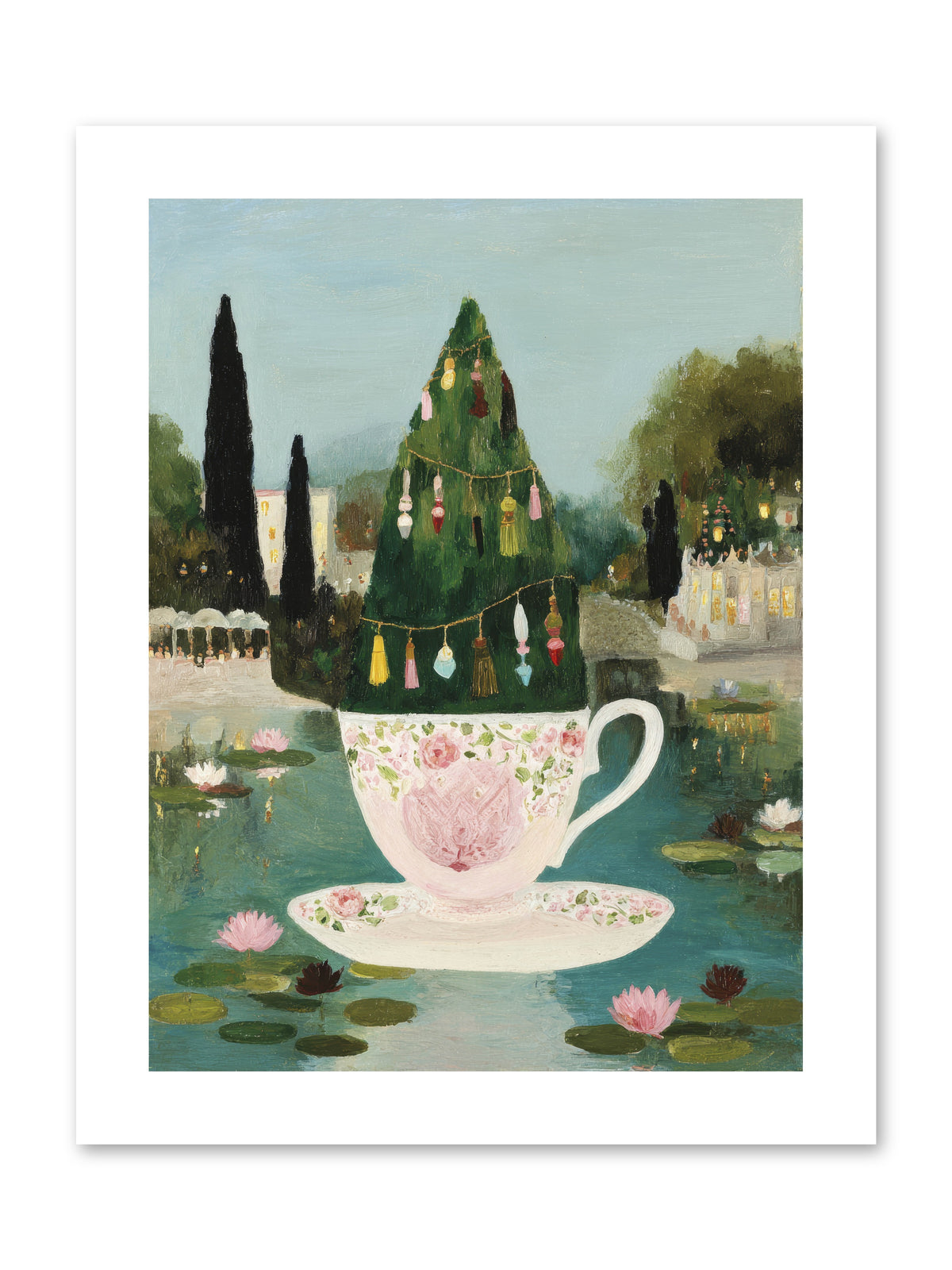 Treasure In Porcelain -- Paper Print 9x12