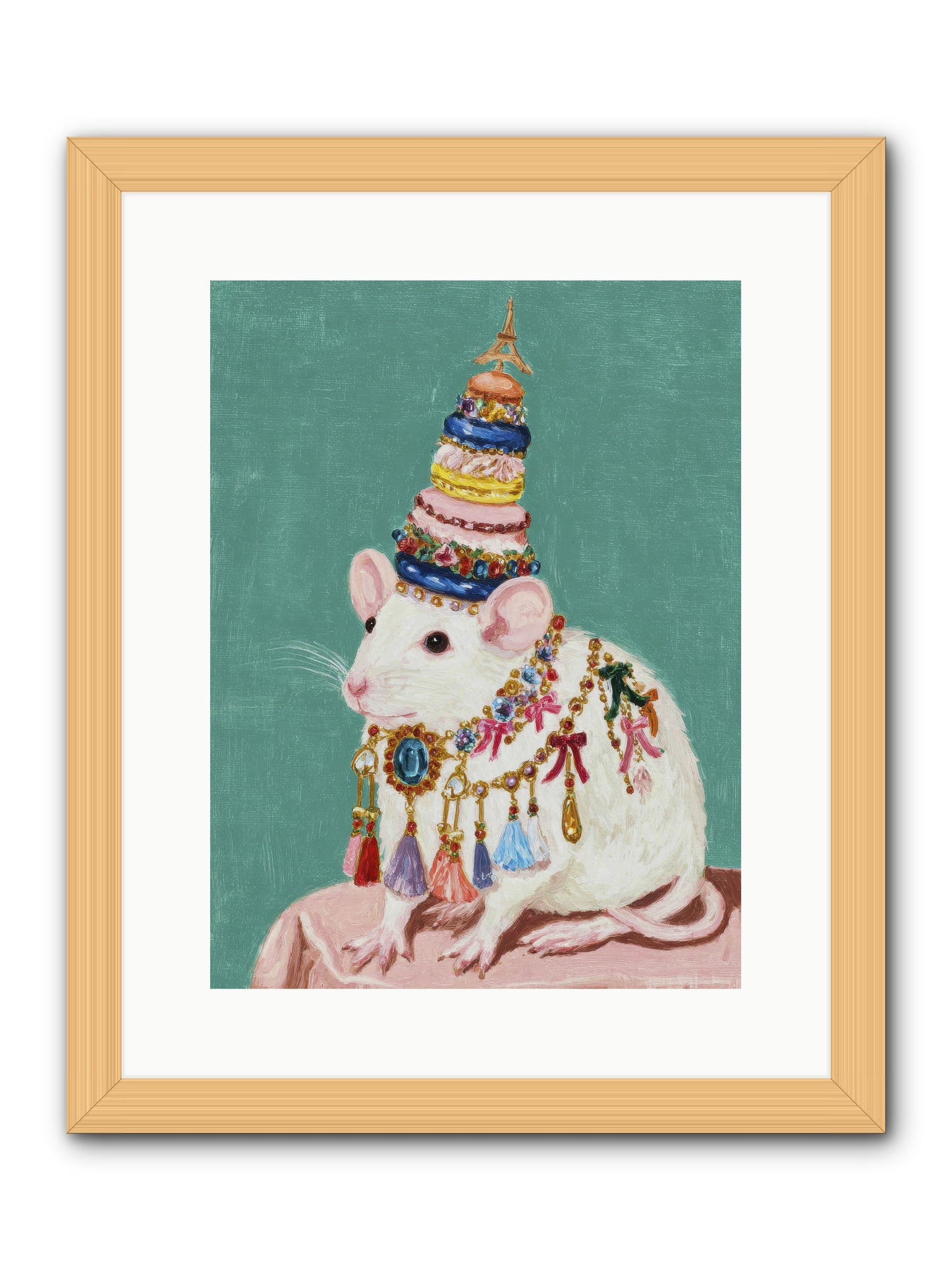 Treasure Most Divine -- Framed Print - Natural 12x16
