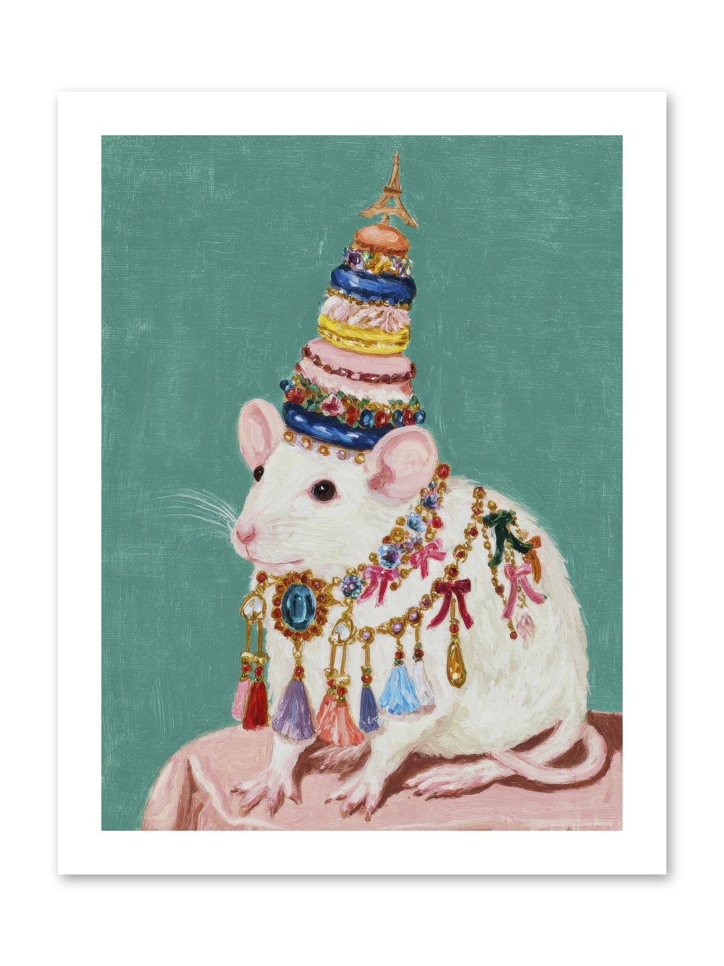 Treasure Most Divine -- Loose Canvas Print 12x16