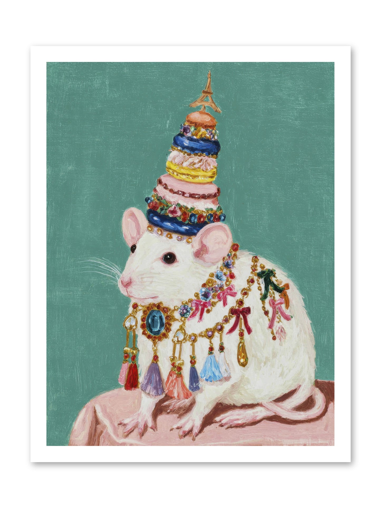 Treasure Most Divine -- Loose Canvas Print 18x24