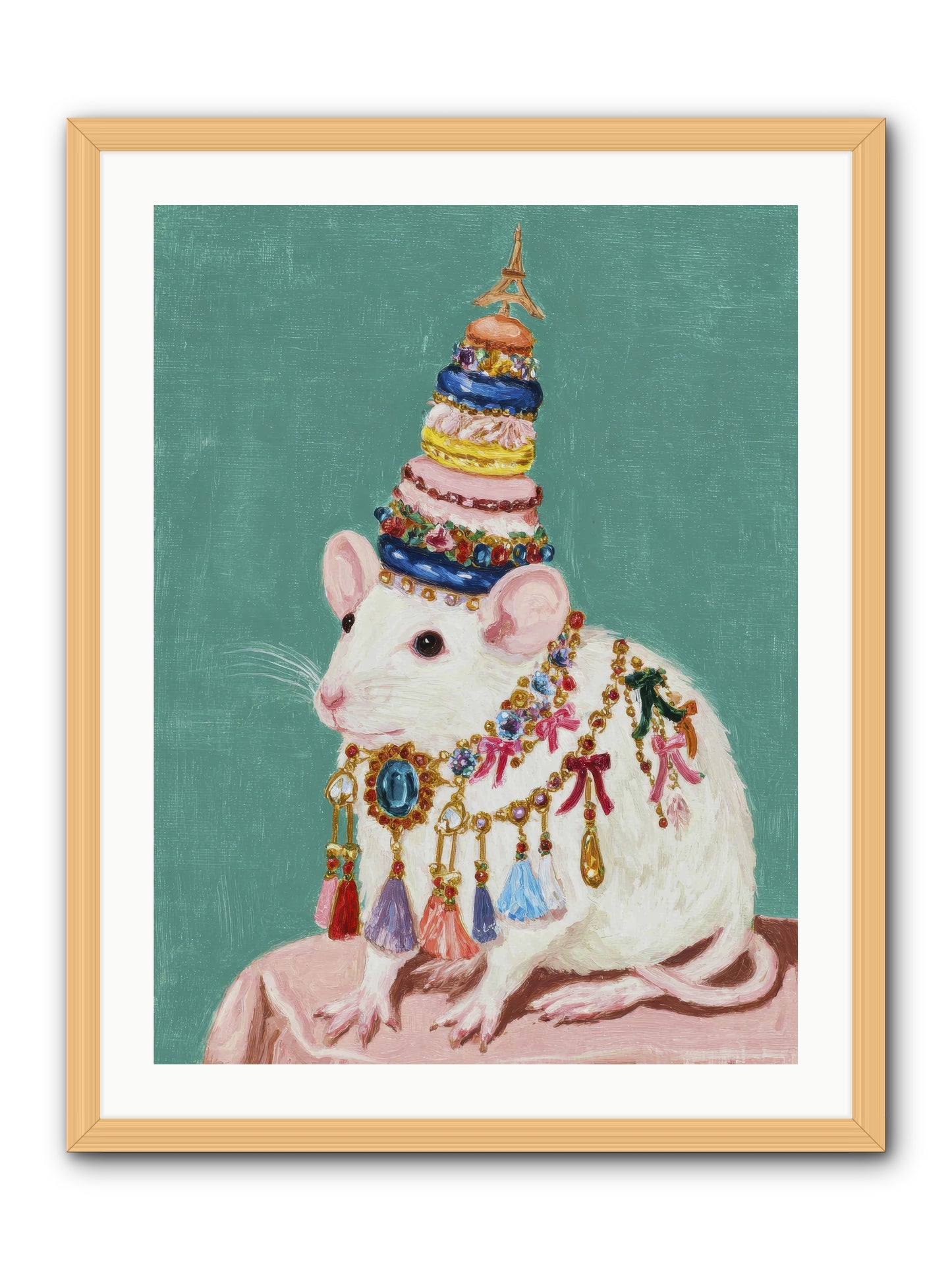 Treasure Most Divine -- Framed Print - Natural 24x32