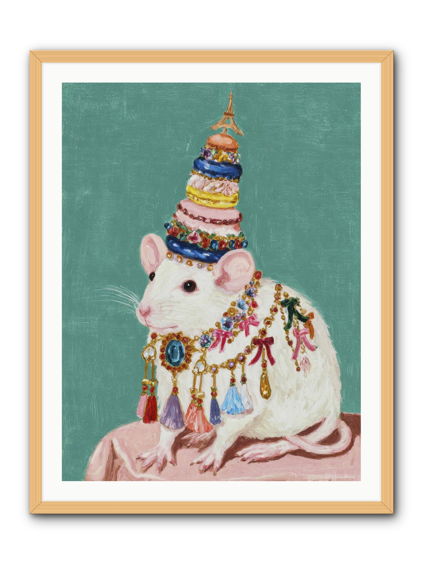 Treasure Most Divine -- Framed Print - Natural 30x40