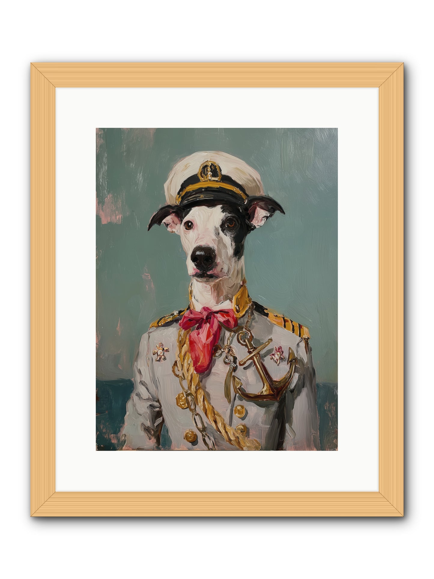 Treasured Mariner -- Framed Print - Natural 12x16