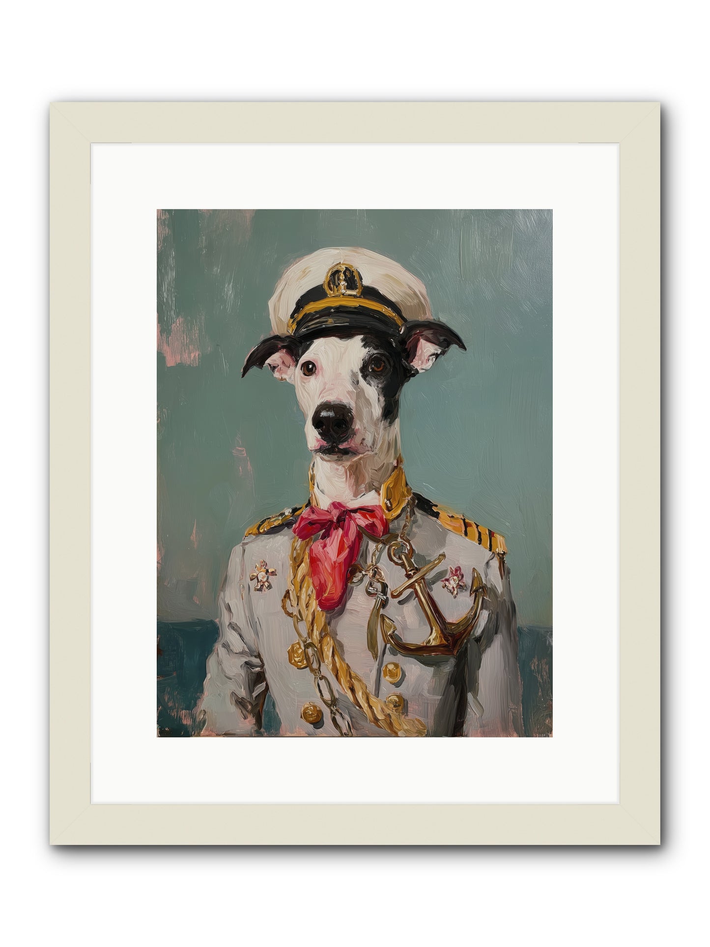 Treasured Mariner -- Framed Print - White 12x16
