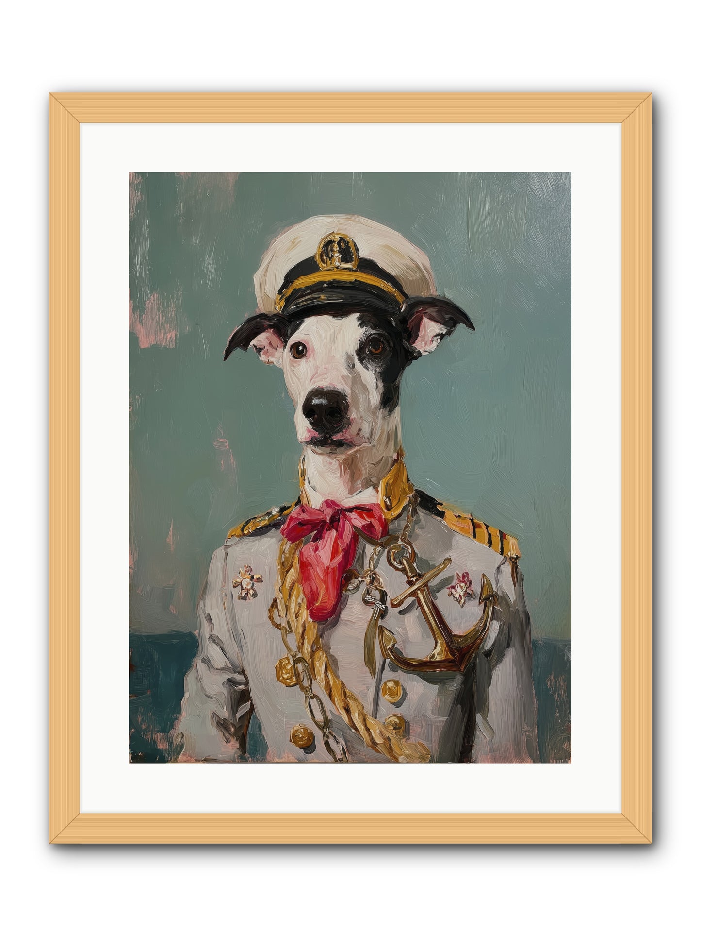 Treasured Mariner -- Framed Print - Natural 18x24