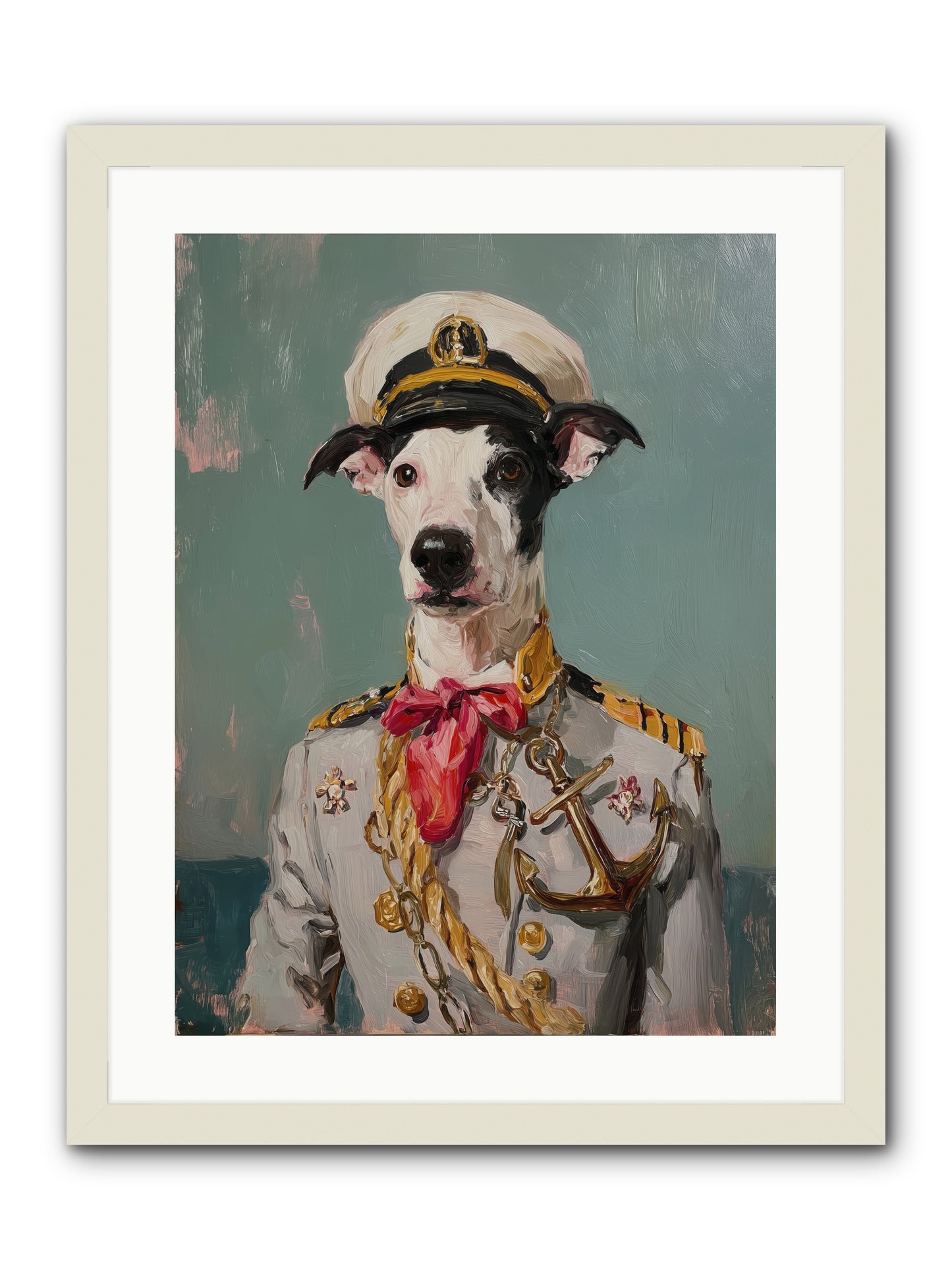 Treasured Mariner -- Framed Print - White 18x24