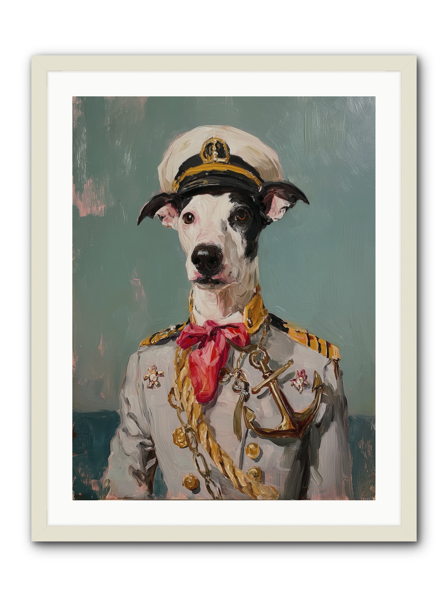 Treasured Mariner -- Framed Print - White 24x32
