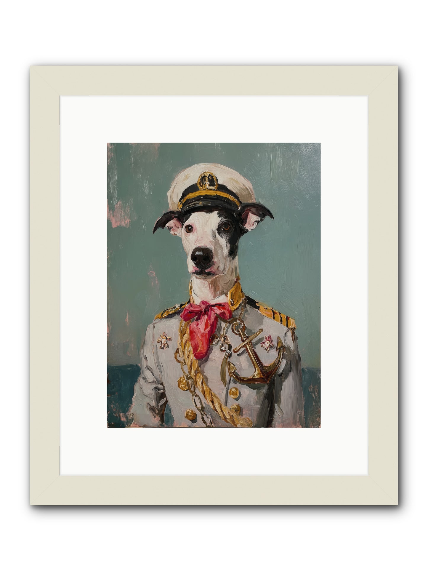Treasured Mariner -- Framed Print - White 9x12