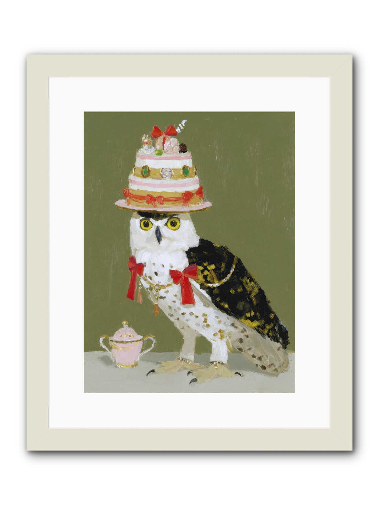 Treasured Whirlwind -- Framed Print - White 12x16