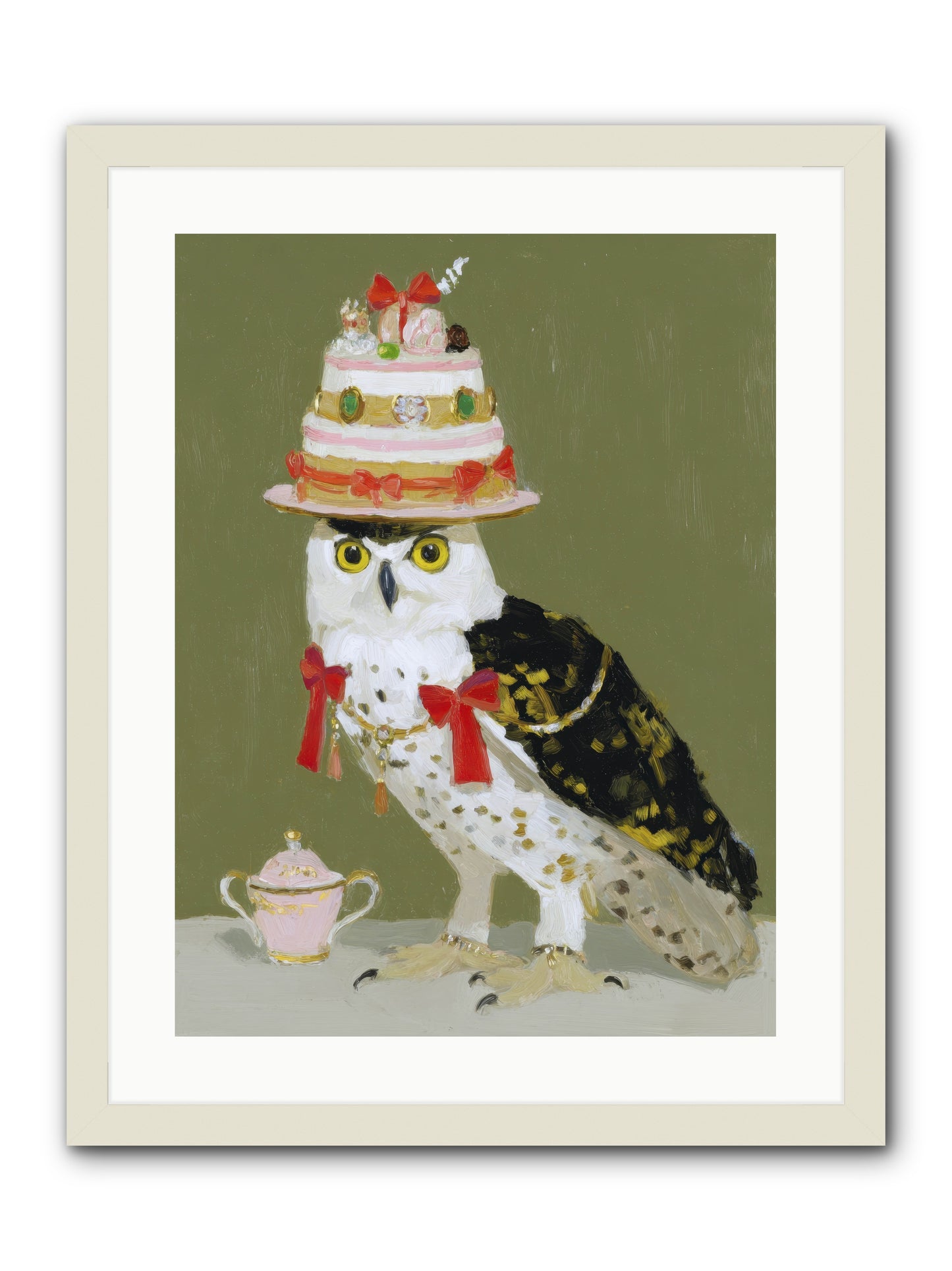 Treasured Whirlwind -- Framed Print - White 18x24