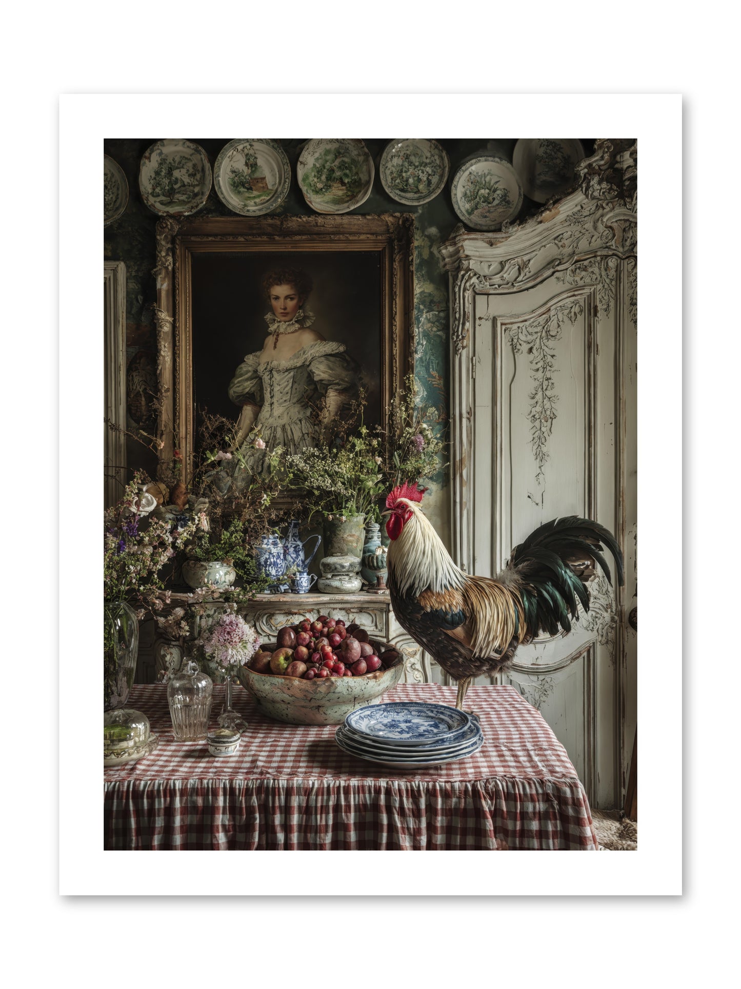 Trillium -- Loose Canvas Print 12x16