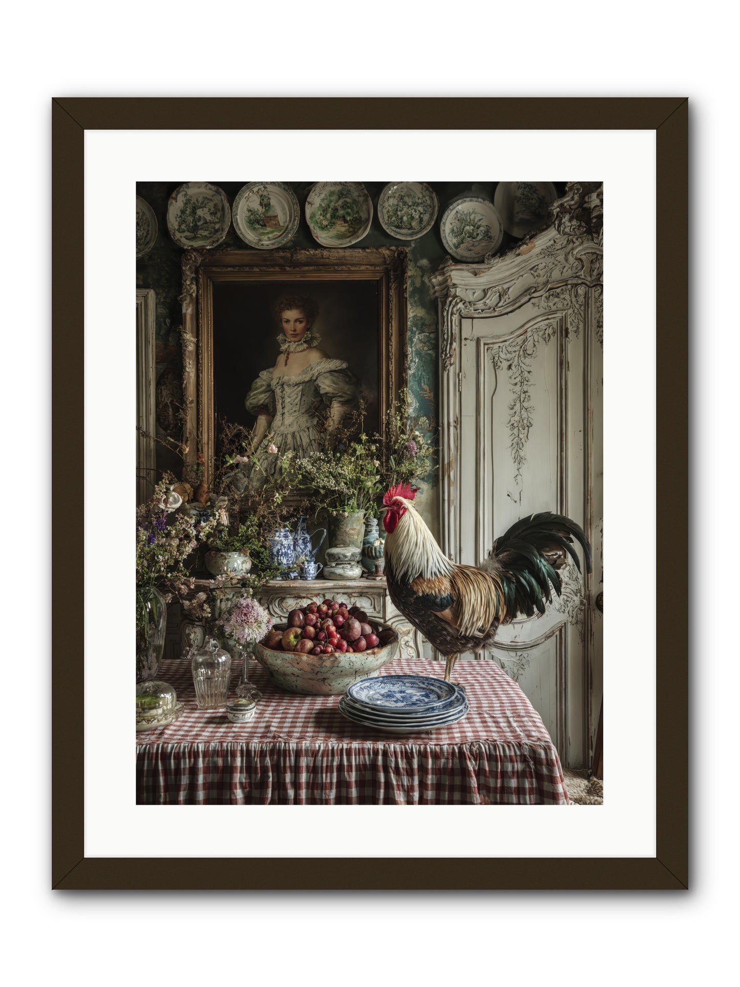 Trillium -- Framed Print - Black 18x24