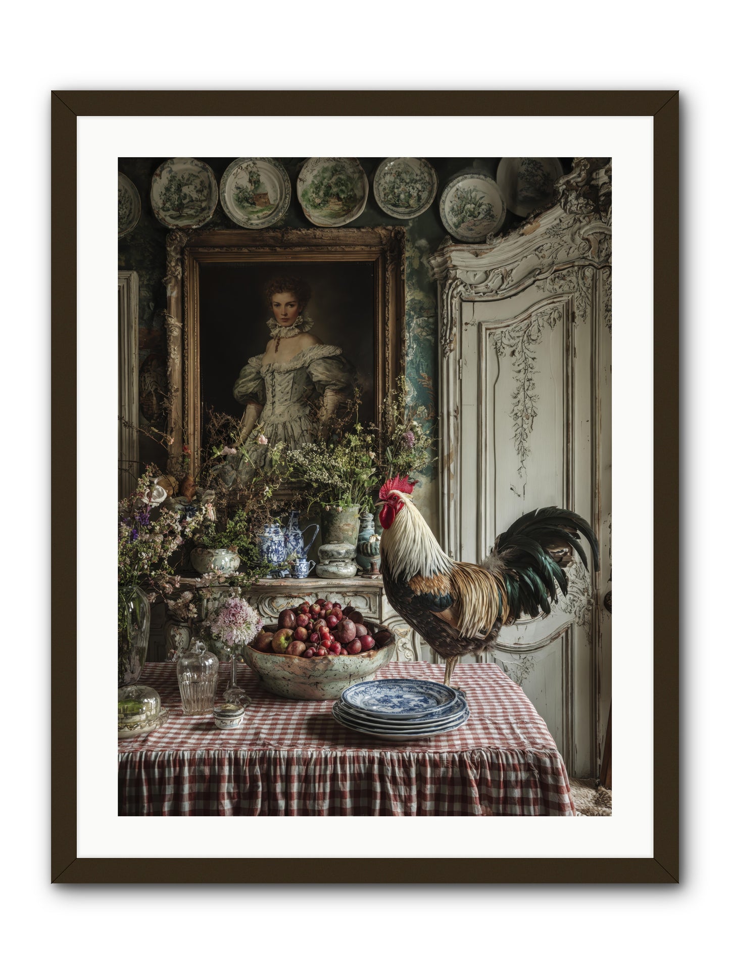 Trillium -- Framed Print - Black 24x32