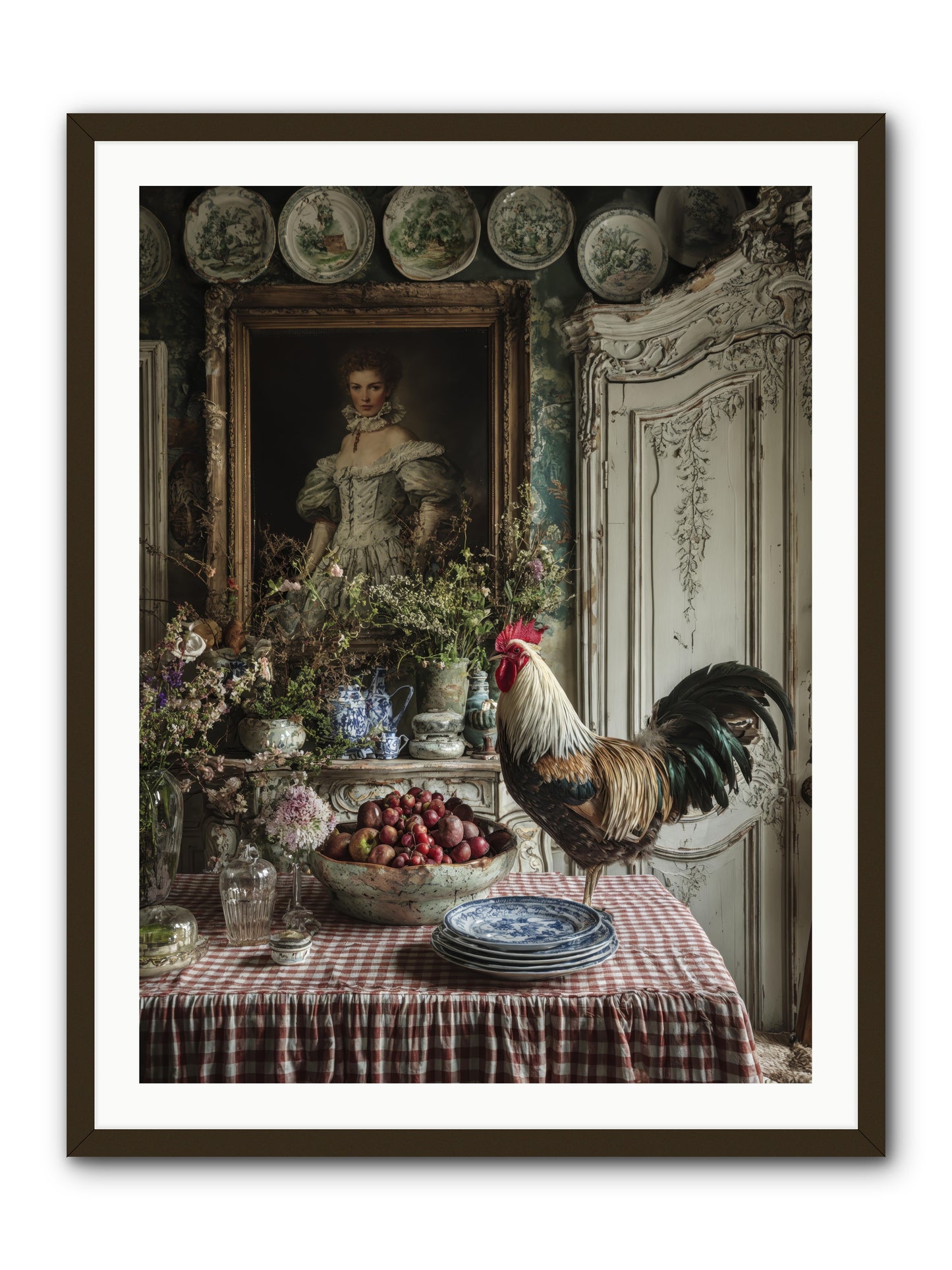 Trillium -- Framed Print - Black 30x40