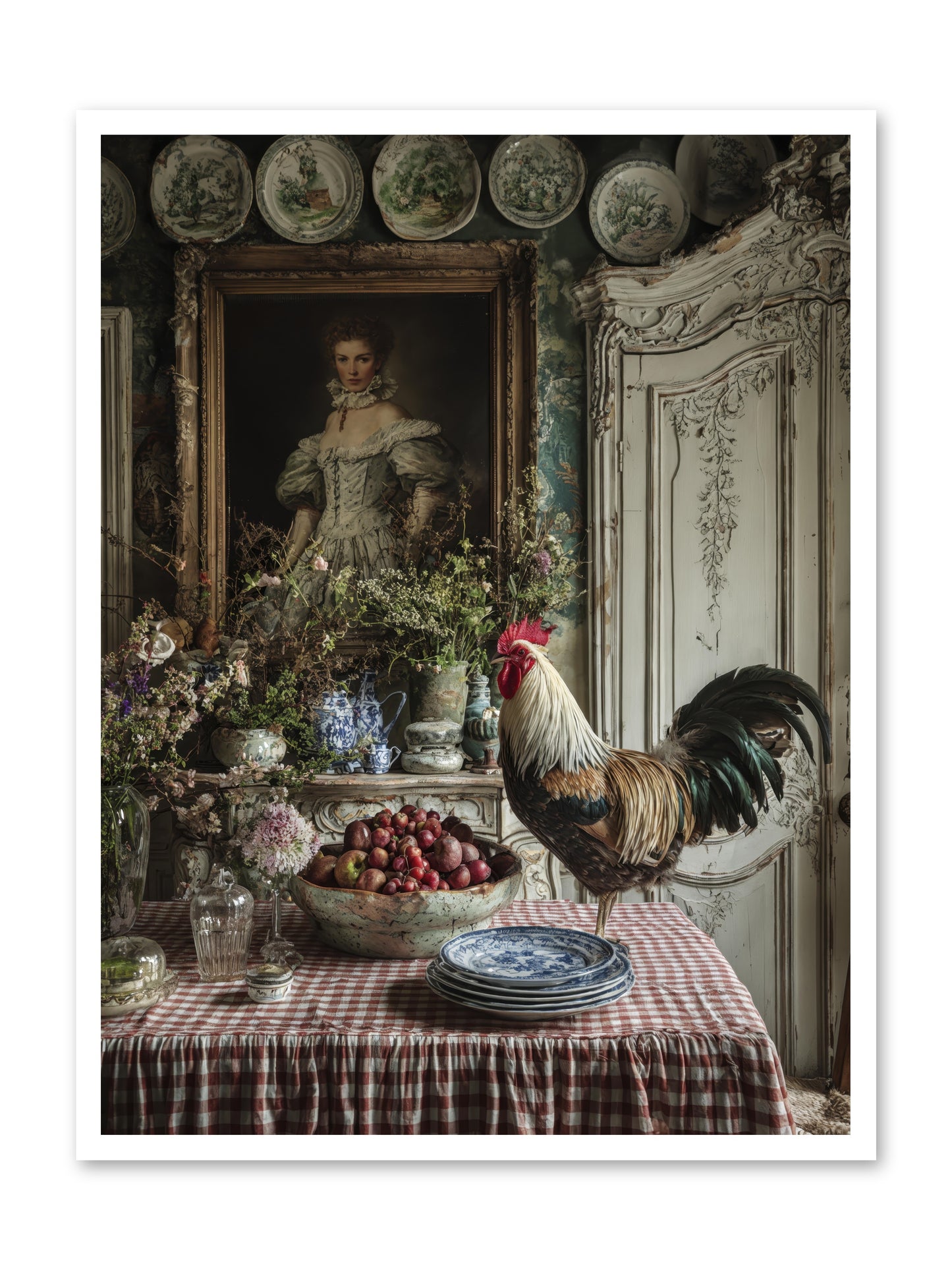 Trillium -- Loose Canvas Print 30x40